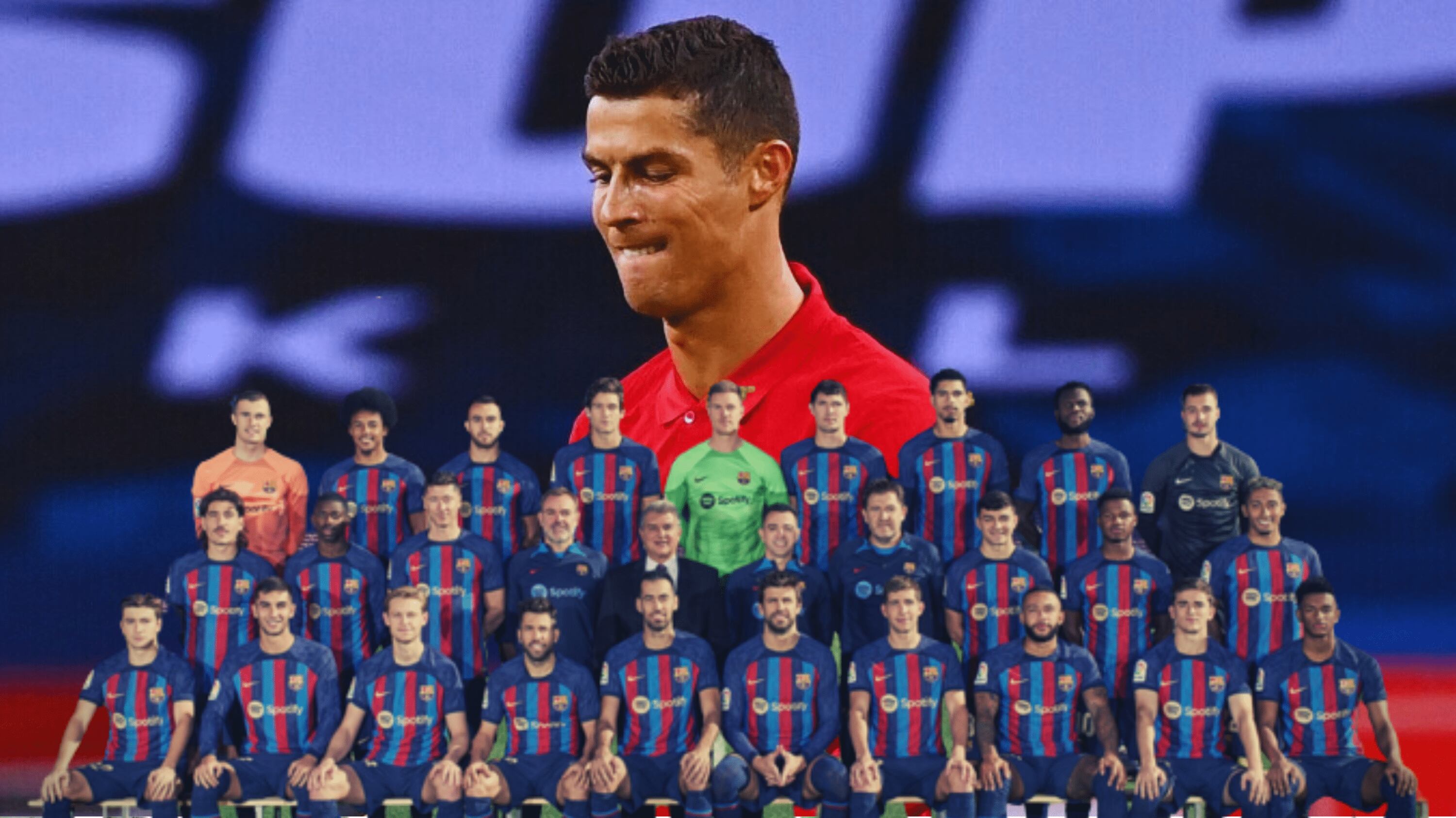 Un verdadero líder, Cristiano Ronaldo sale a defender a dos jugadores del Barça
