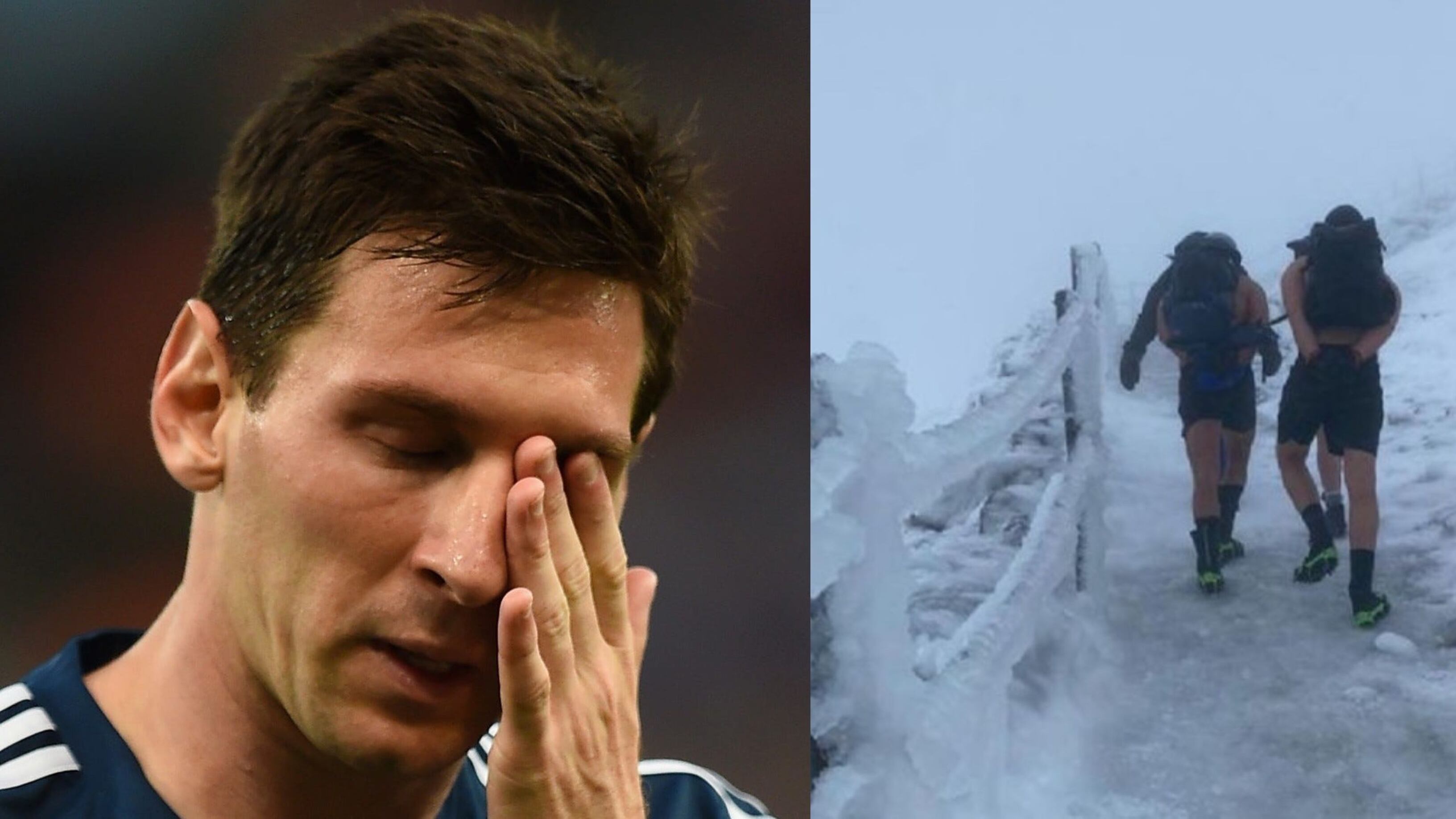 He made Messi cry at the World Cup, now he climbs dangerous mountains as a living