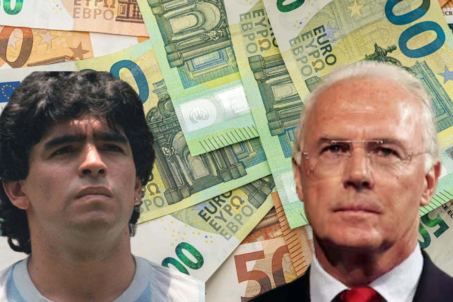 Mientras Maradona endeudó a su familia, la fortuna que dejó Beckenbauer tras su deceso