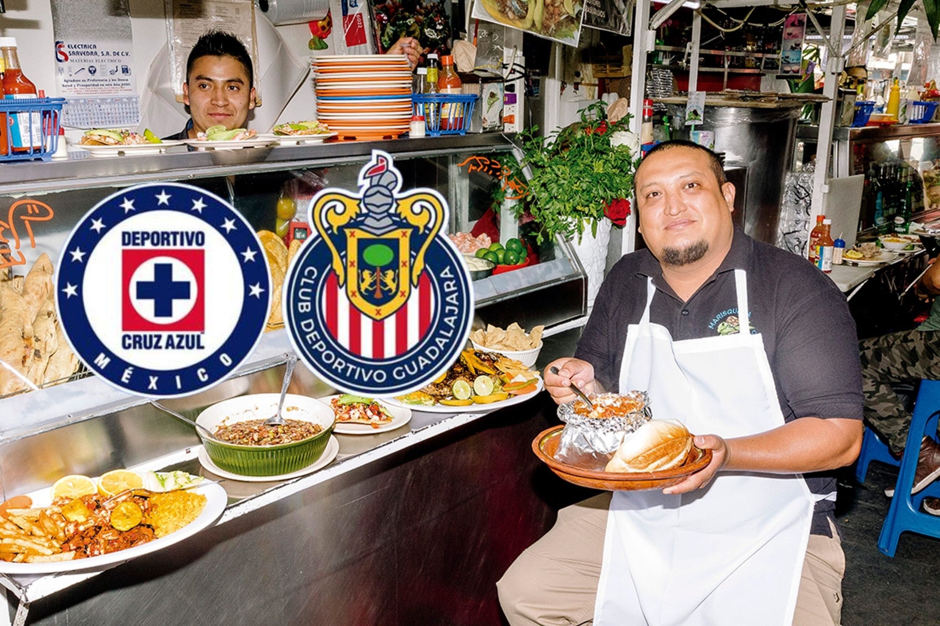 Jugó en Chivas y Cruz Azul, ahora vende comida en un mercado
