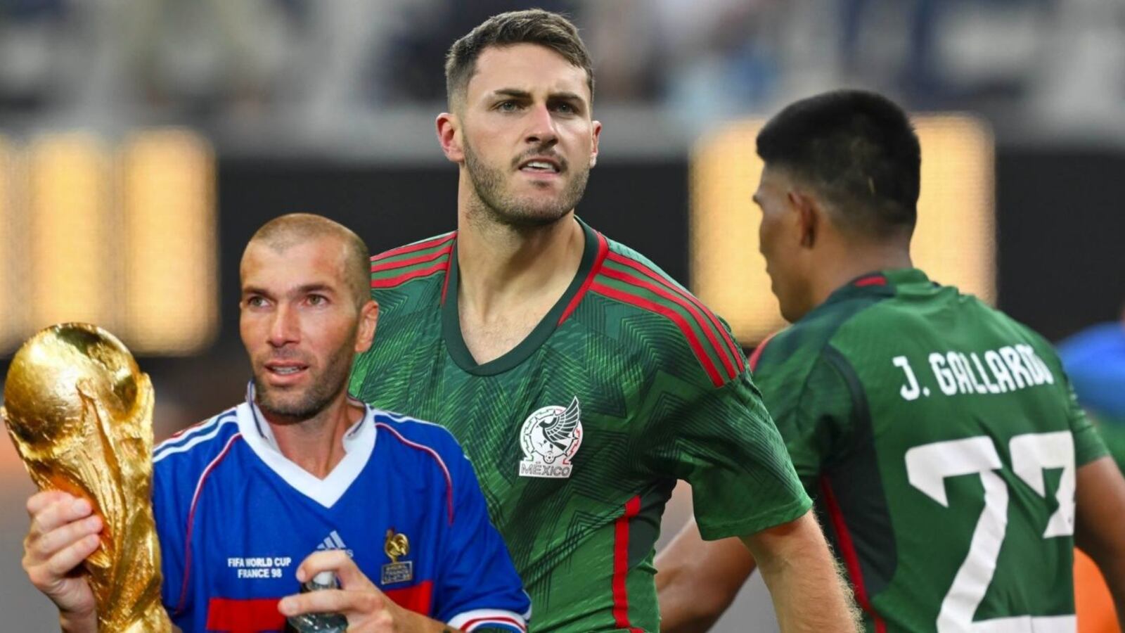 Ganó un Mundial al lado de Zidane, ahora dice admirar los goles de Santi Giménez