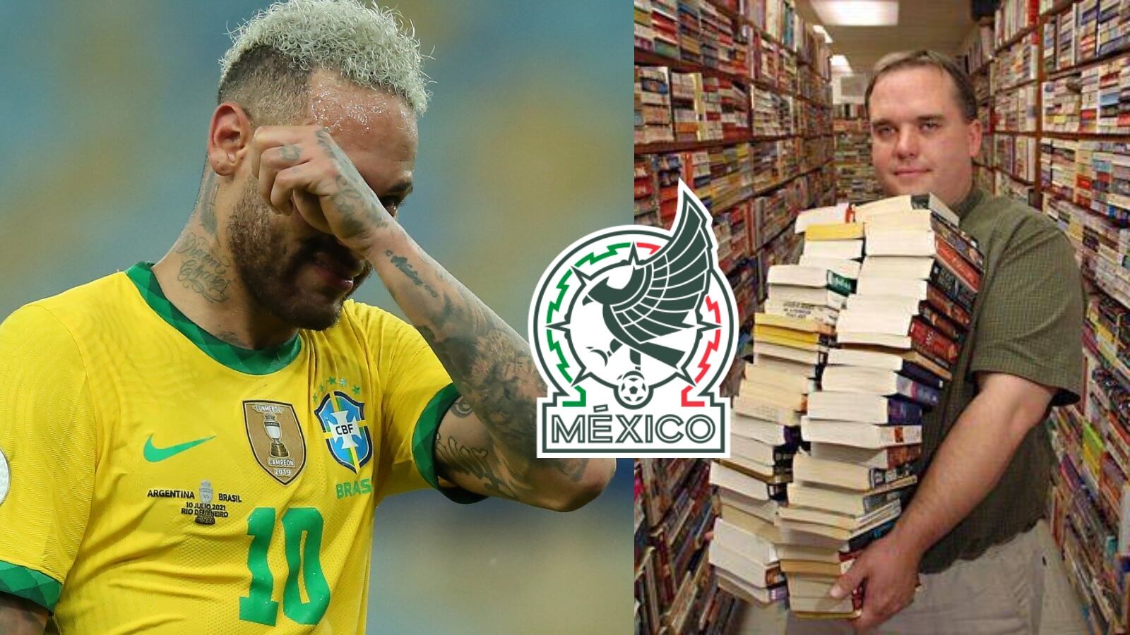 From shining against Brazil with Mexican national team, to selling books to survive