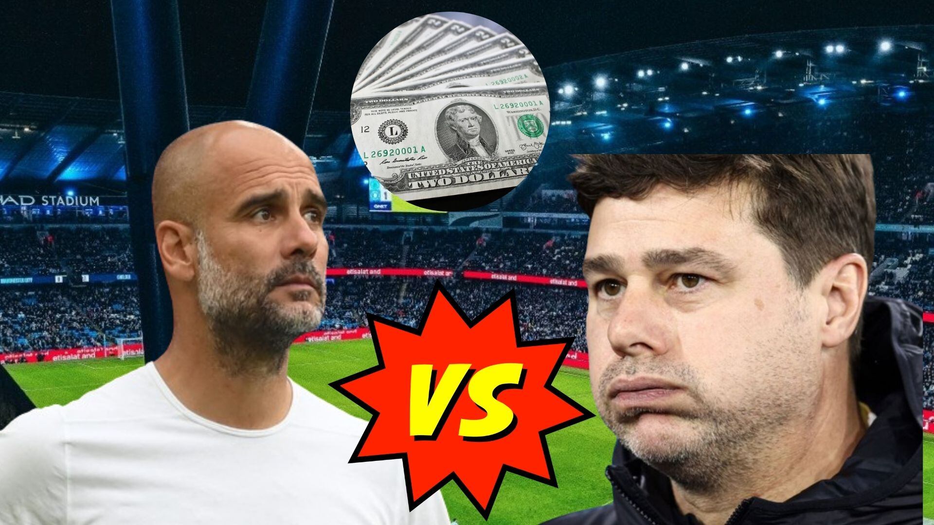Guardiola and Pochettino battle for this $40M striker in the Premier League