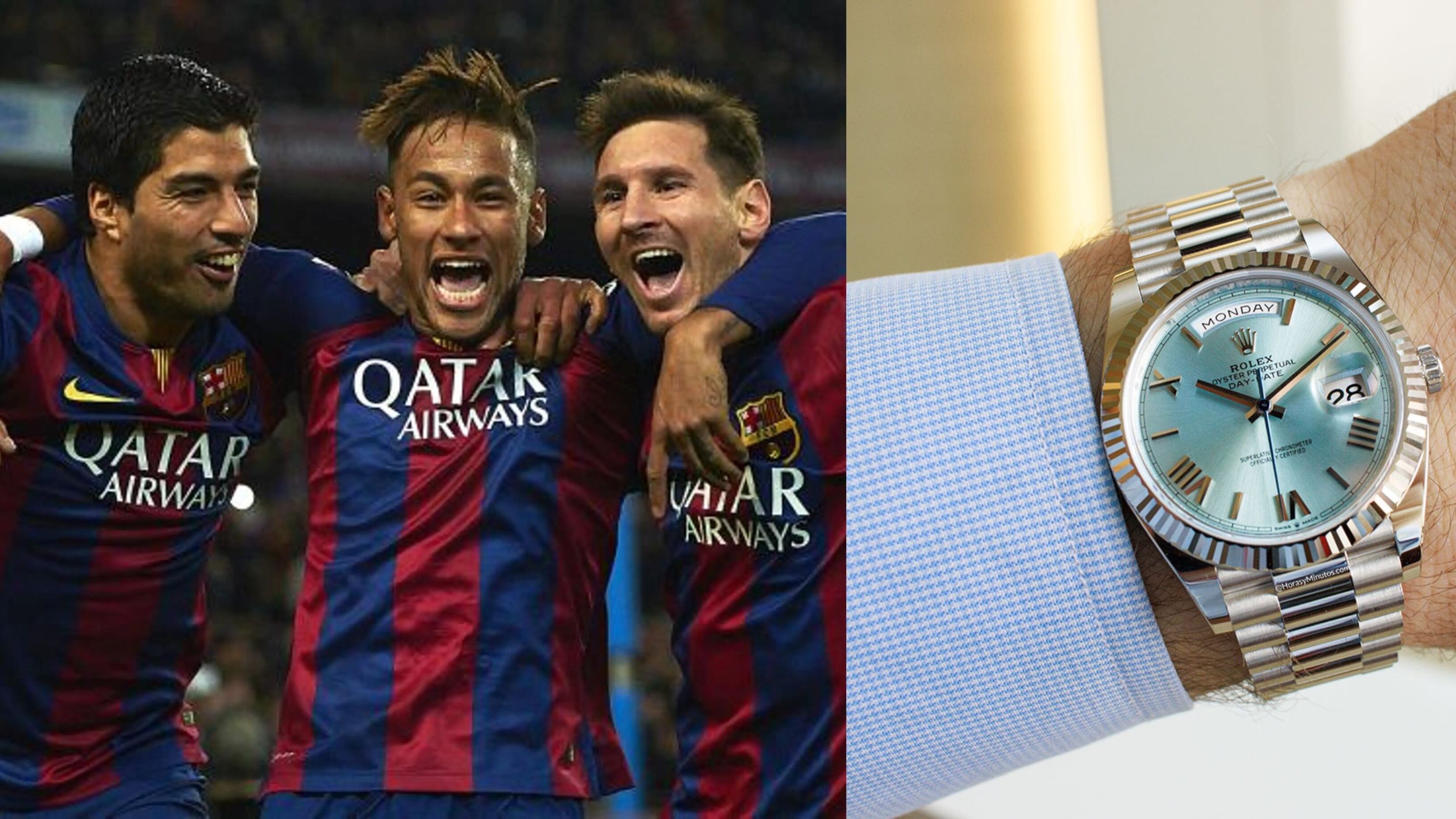 He won a World Cup and a Champions League with Messi, now he sells luxury watches for money
