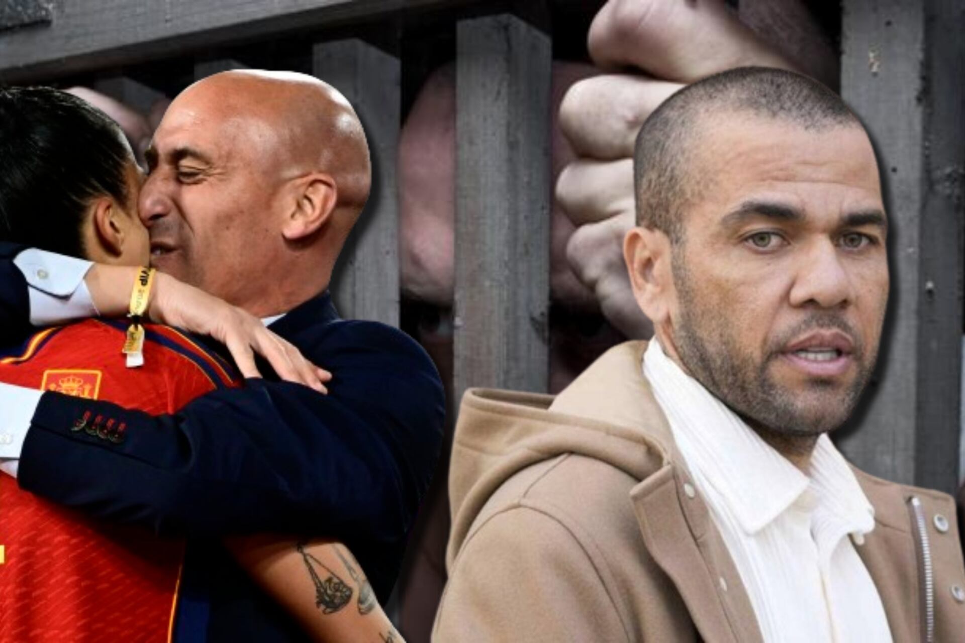 Alves condenado 4 años, pero esto piden de cárcel a Rubiales por besar a Hermoso
