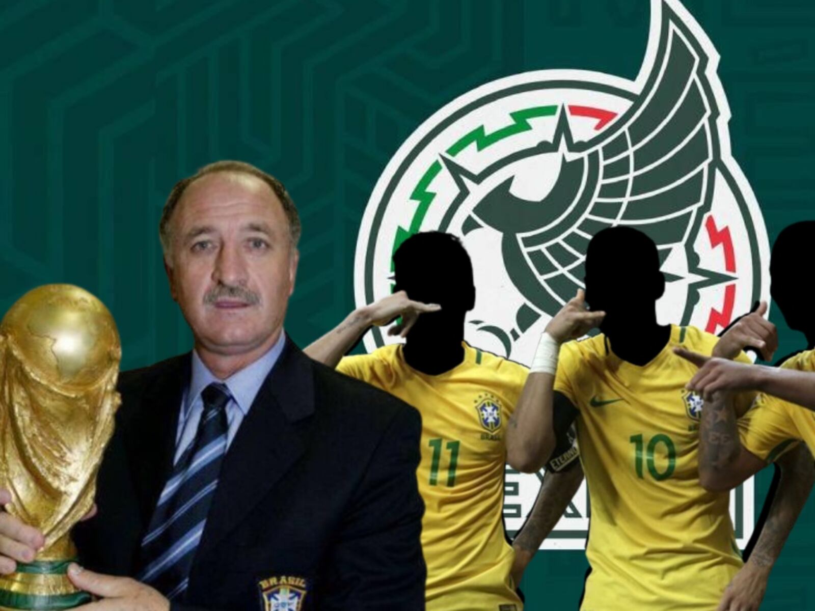 Luiz Felipe Scolari y los 3 brasileños que podría convocar si llega al Tri