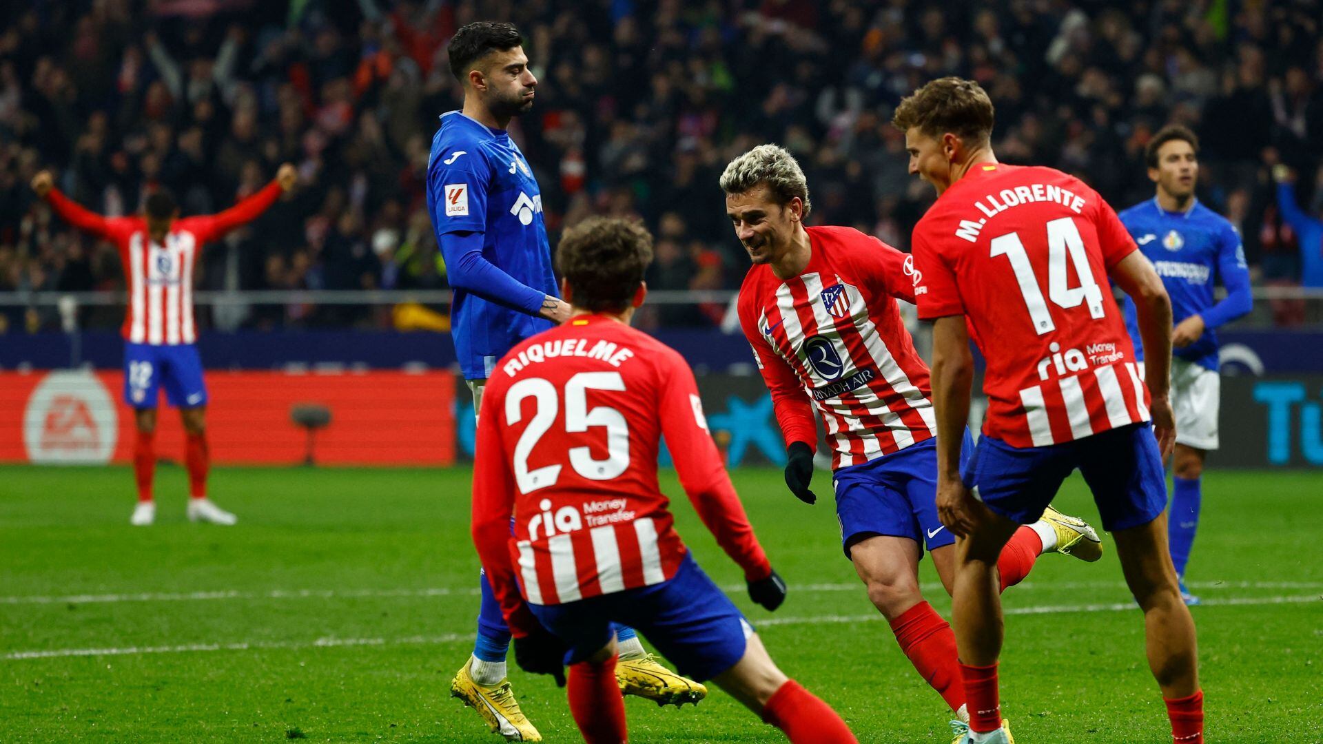 En vivo: hat-trick de Griezmann para meter al Atlético en Champions ante Getafe