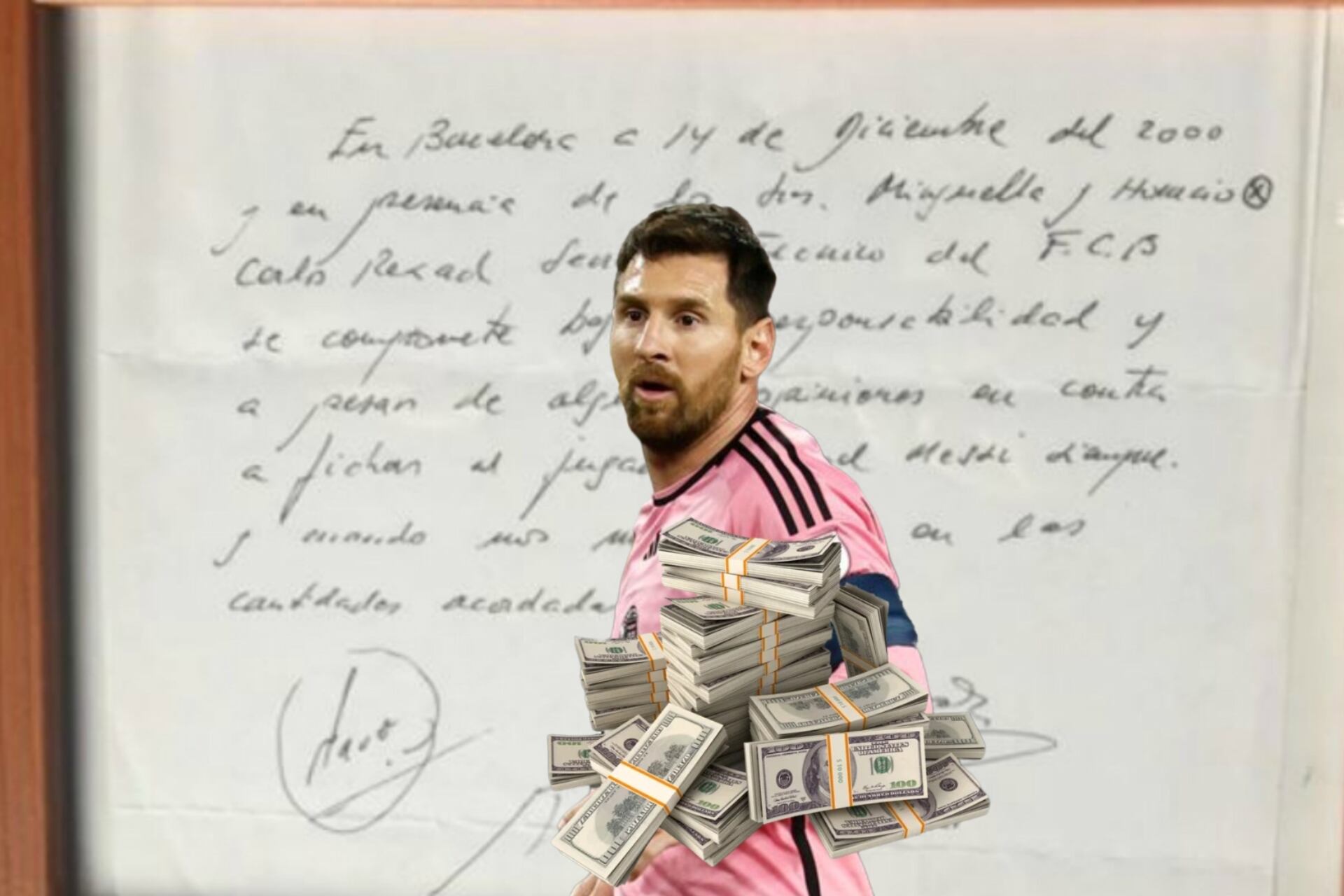The most expensive napkin, Messi's first signed contract on the paper will be auctioned, the value fans will pay for it 