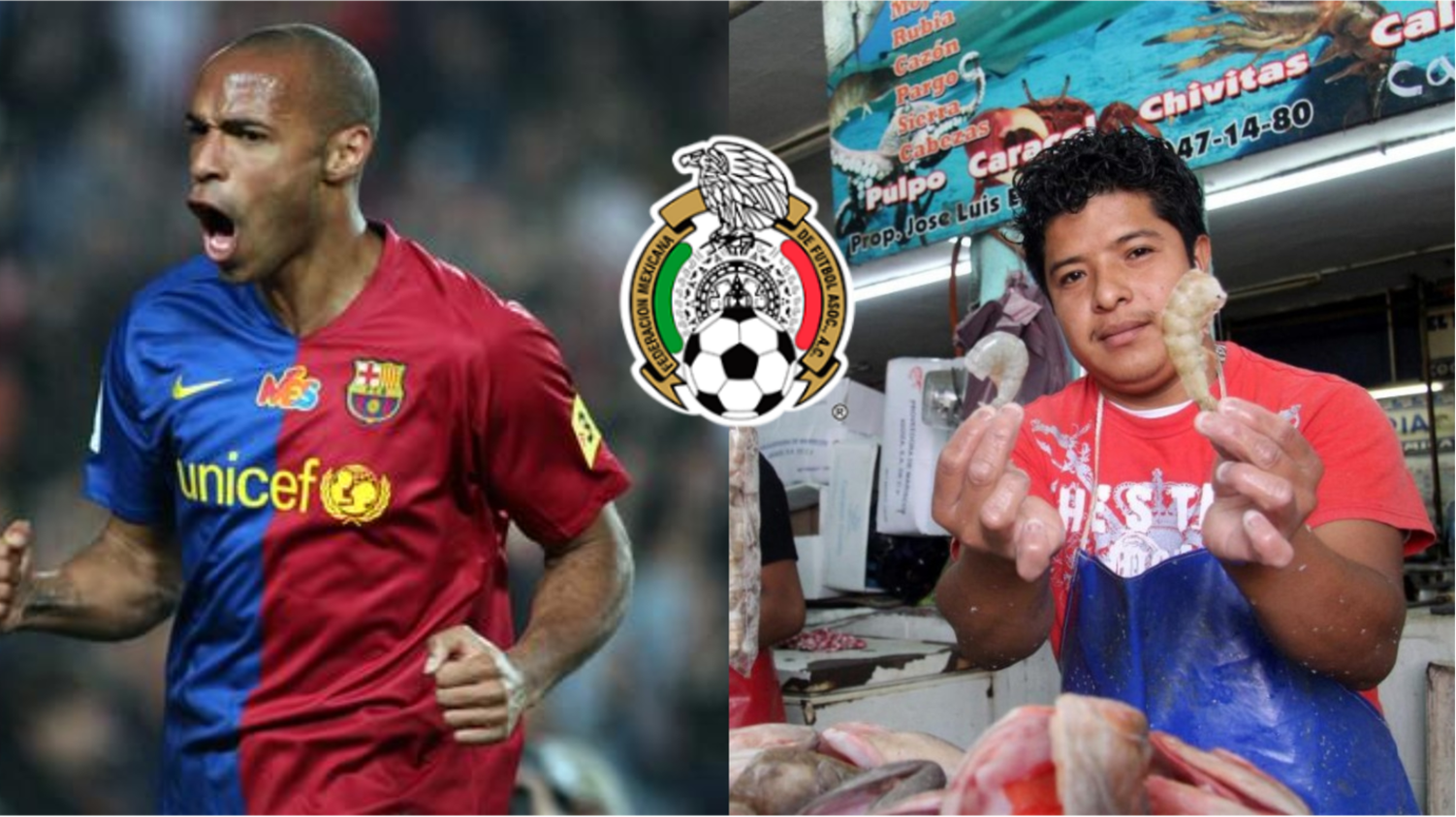 El mexicano que fue mejor que Henry, según FIFA y ahora vende mariscos