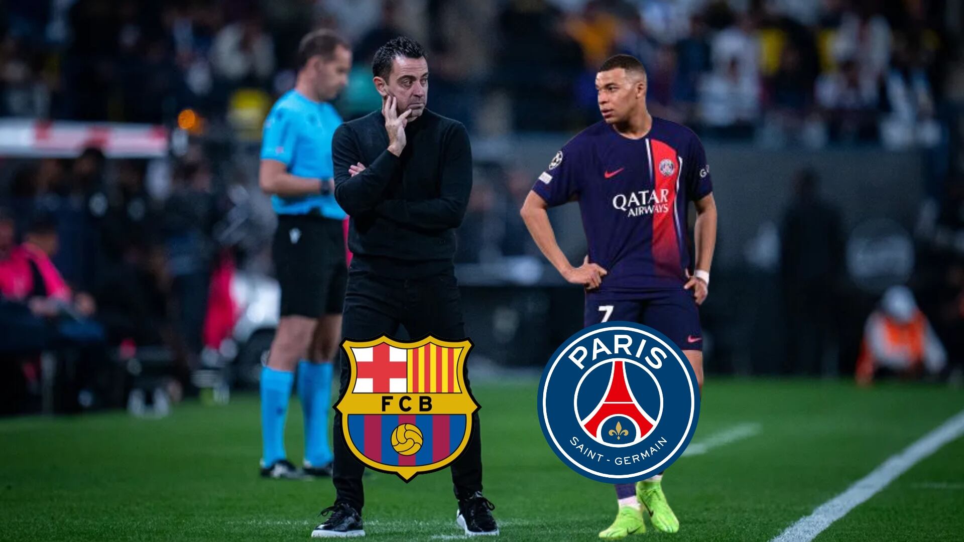 (VIDEO) Xavi furious! He was sent off and his reaction in Barcelona vs PSG in Champions League