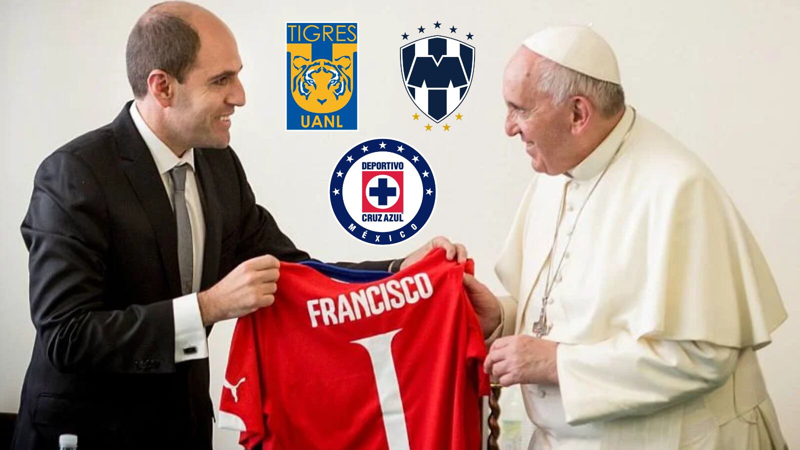 Ni América ni Chivas, la 1ra playera que tuvo Papa Francisco de un club mexicano