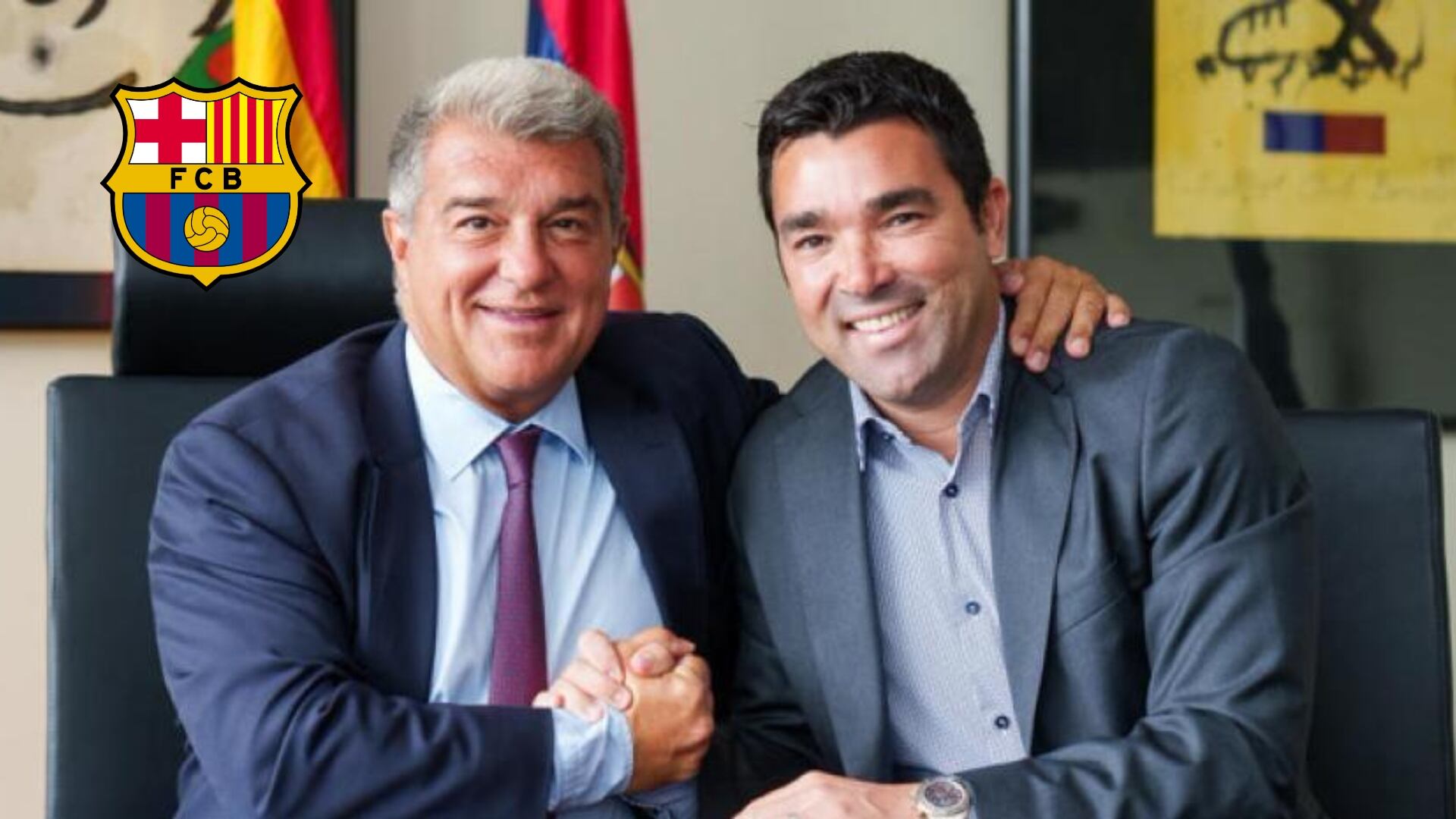Discordia en Barça, debate entre Laporta y Deco por el próximo entrenador