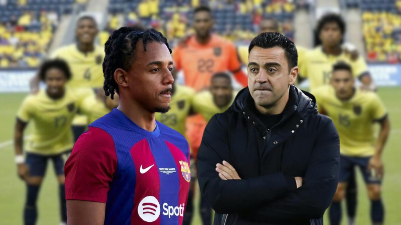 Mientras Xavi sufre con Kounde, el ecuatoriano que salvaría al Barça en defensa