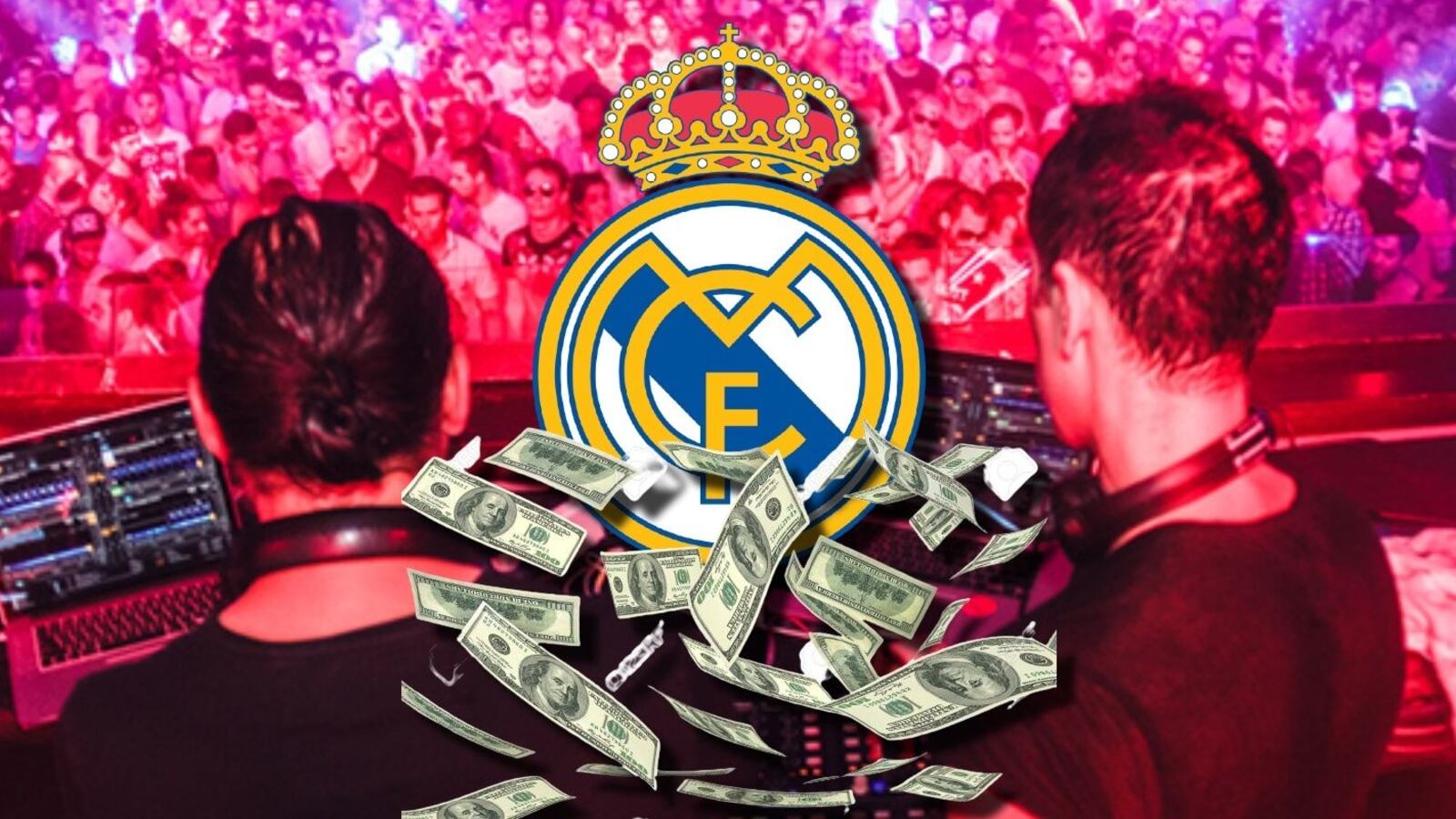 Ahora que sabe que lo busca el Madrid, se puso a regalar billetes en una discoteca