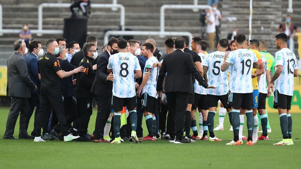 Los jugadores argentinos sancionados tras el escándalo de Argentina vs Brasil