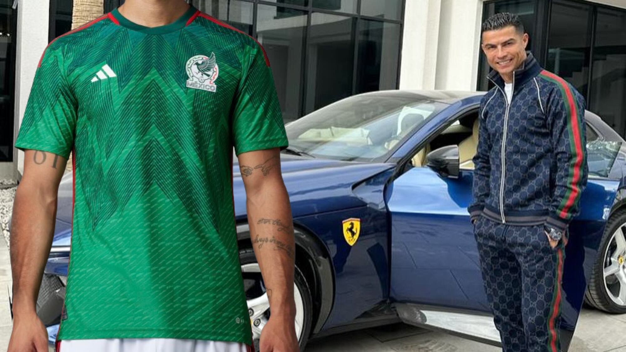 El mexicano que sin ir a Europa, tiene más de un Ferrari como Cristiano Ronaldo