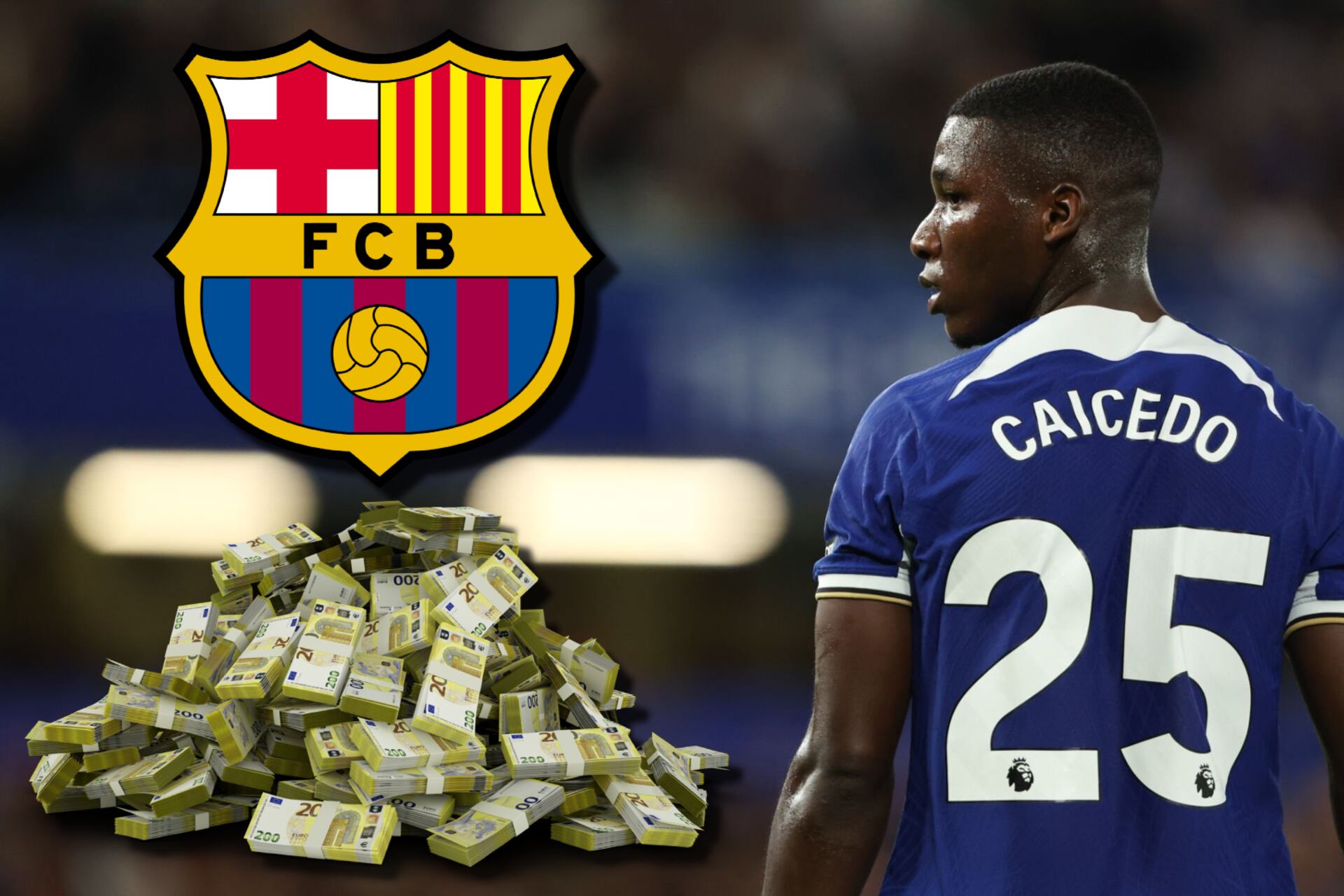 Chelsea piensa en mandar a Moi Caicedo, esto debería pagar el Barça para tenerlo
