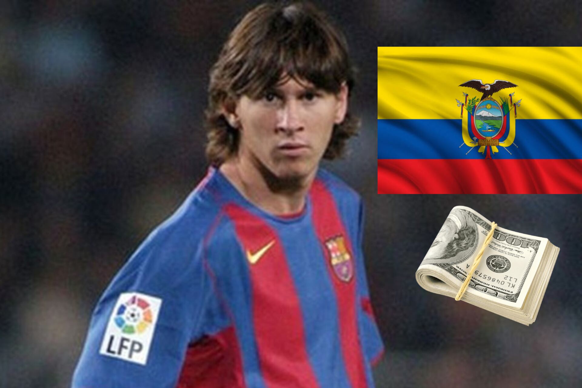 Messi cobró 3 millones, el jugador ecuatoriano que su 1er sueldo fue de USD 270