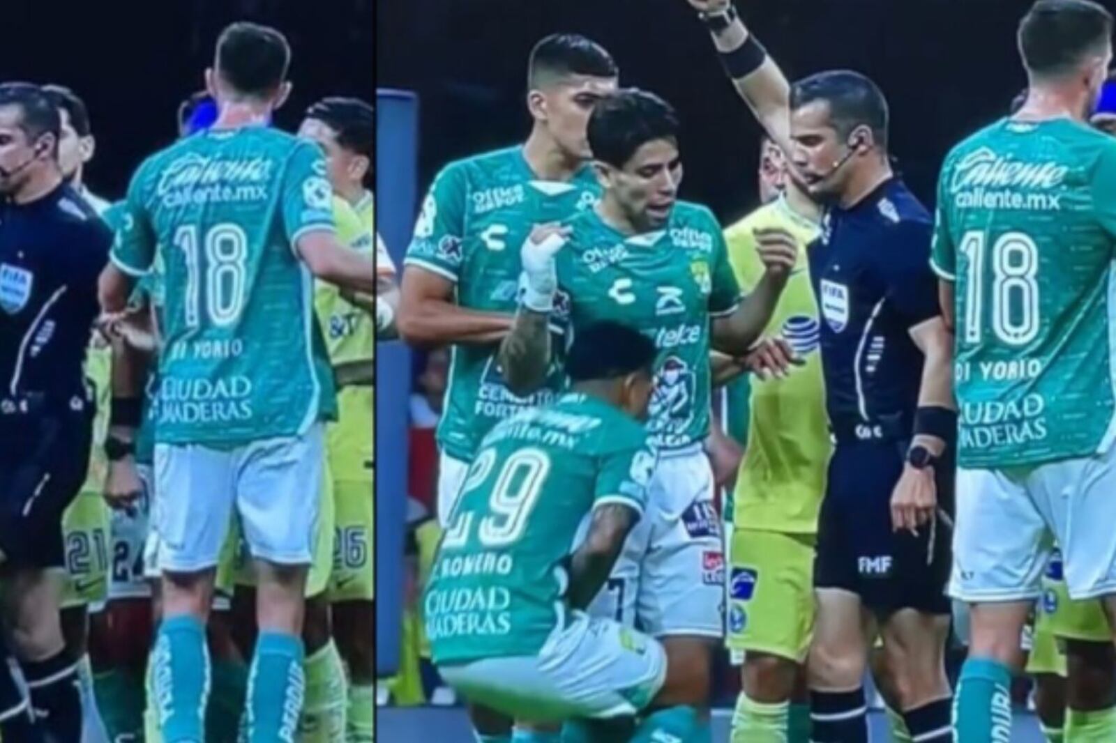 Fernando Hernández and the money he lost for hitting the León player