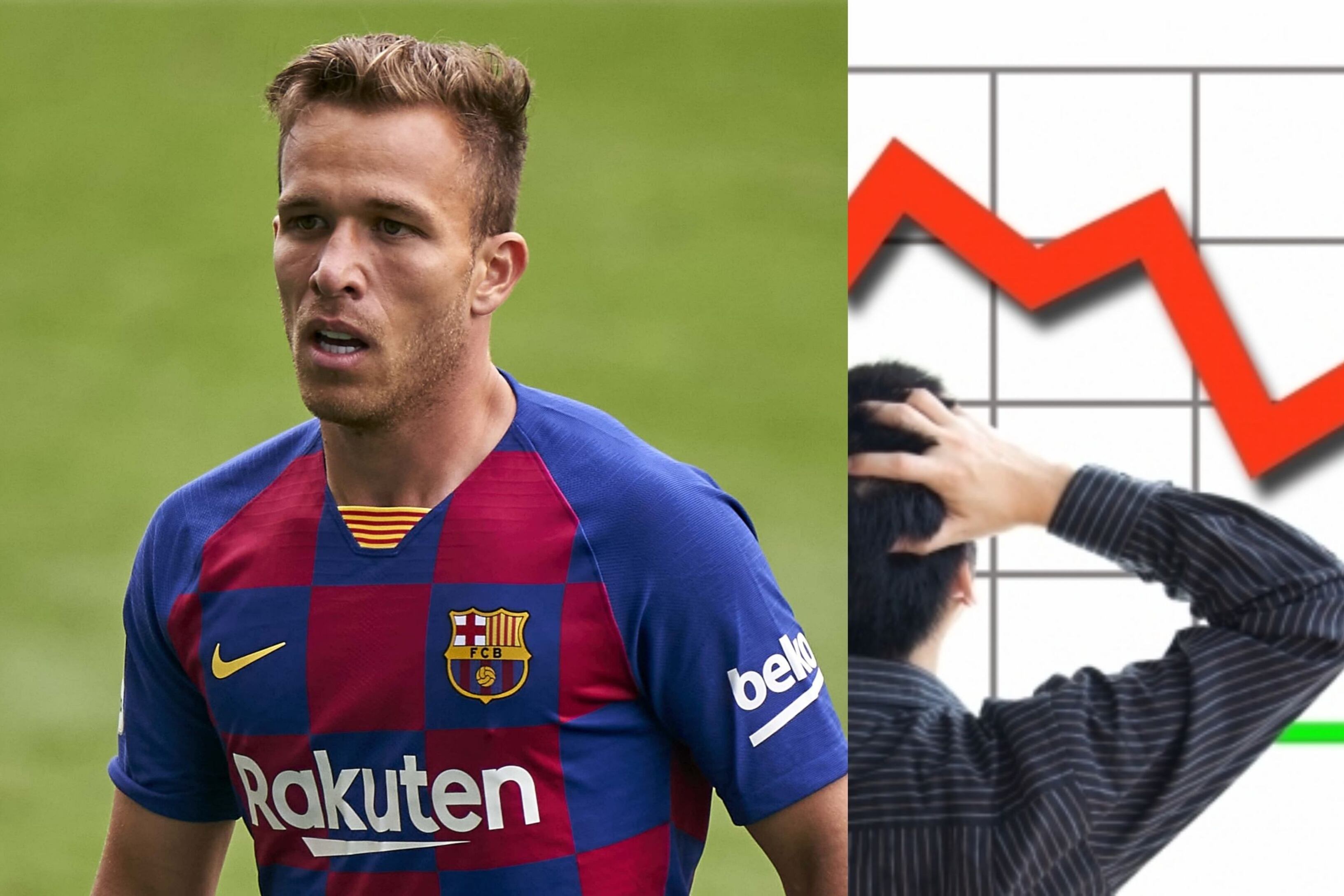 De valer 70 millones en el Barça, sorprende el pobre precio de Arthur hoy