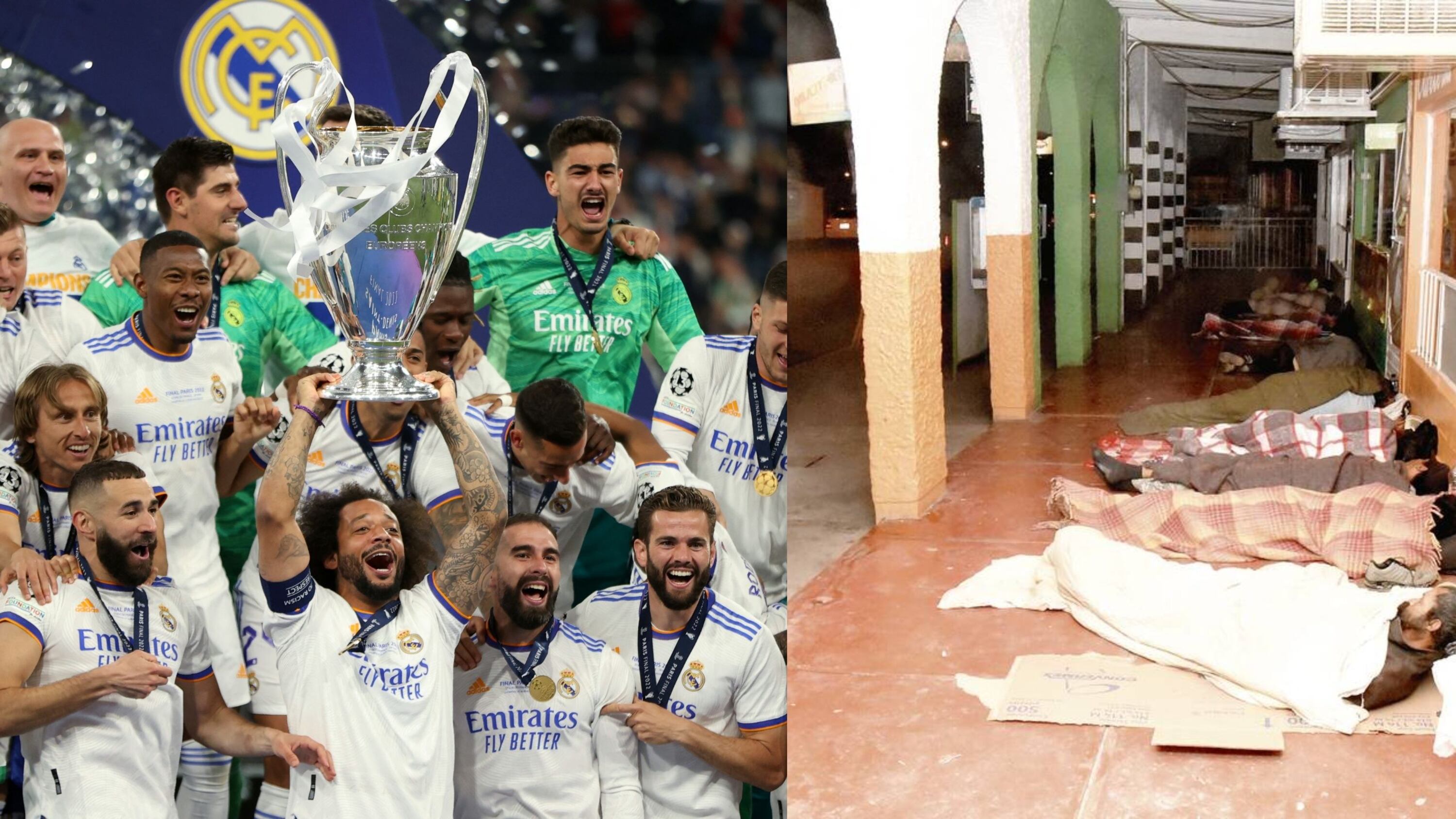 Su padre lo abandonó, no tenía donde dormir, pero ganó 5 Champions con el Madrid
