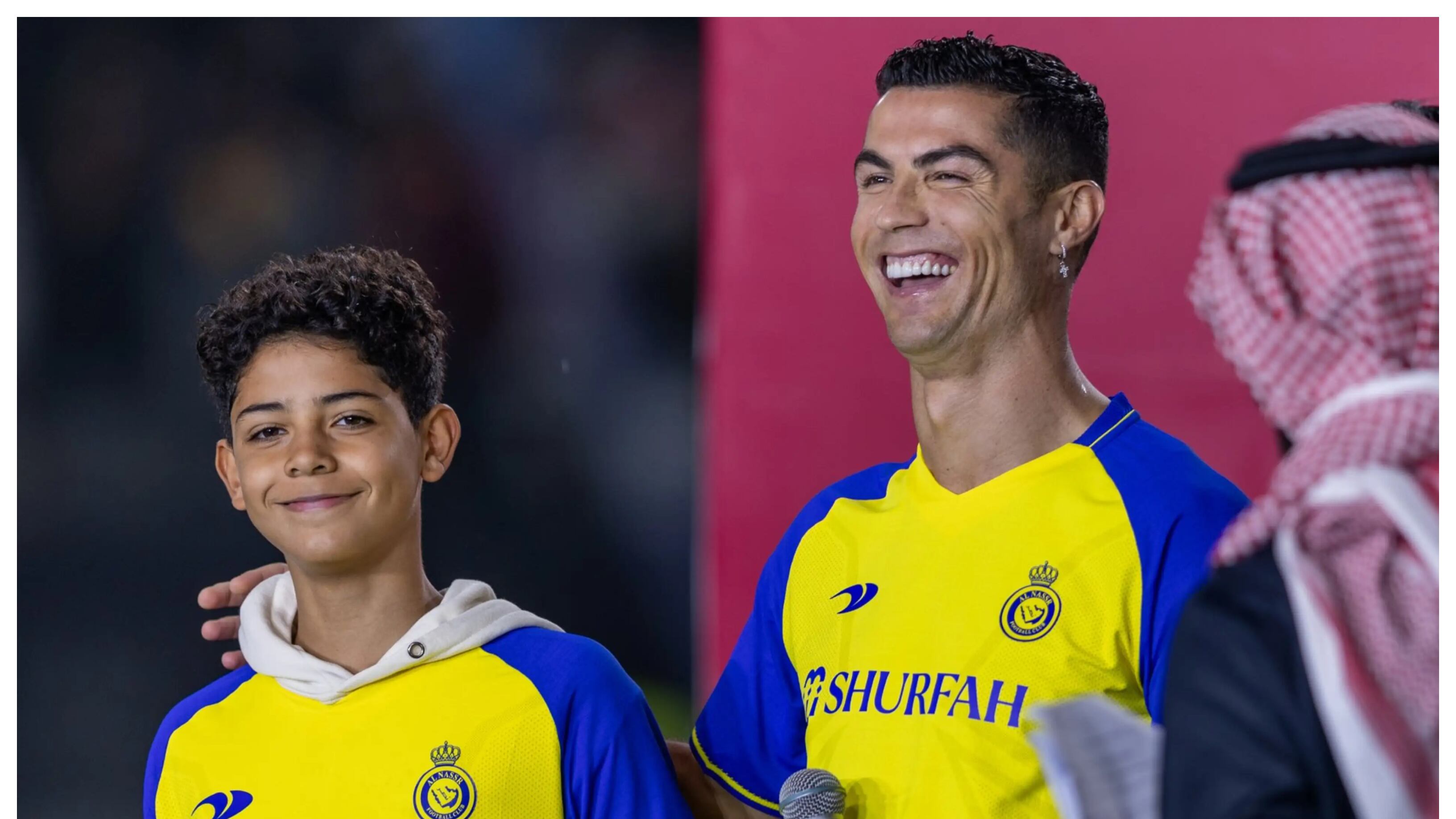 Cristiano Ronaldo is now having problems with Ronaldo Jr as he scolds him again