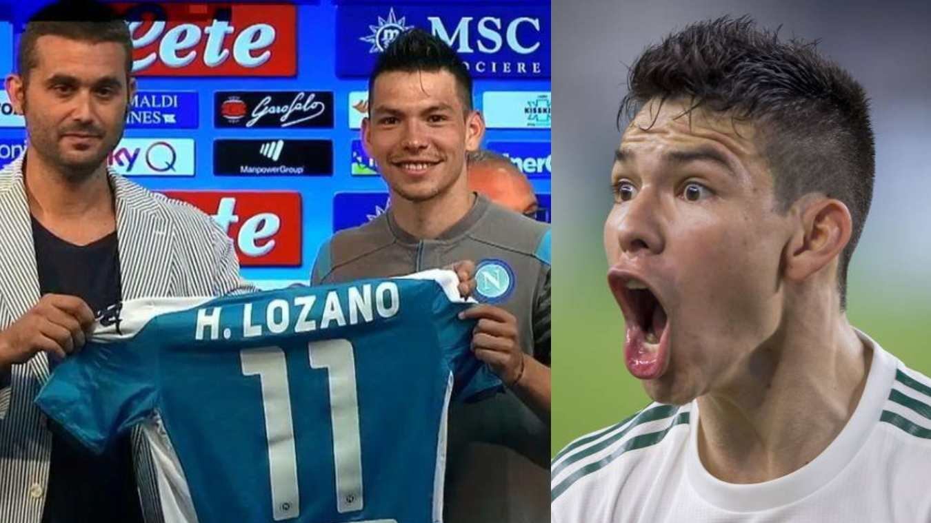 Mientras otros se agrandan, la reacción de Hirving Lozano al ver a un aficionado con su playera del Napoli