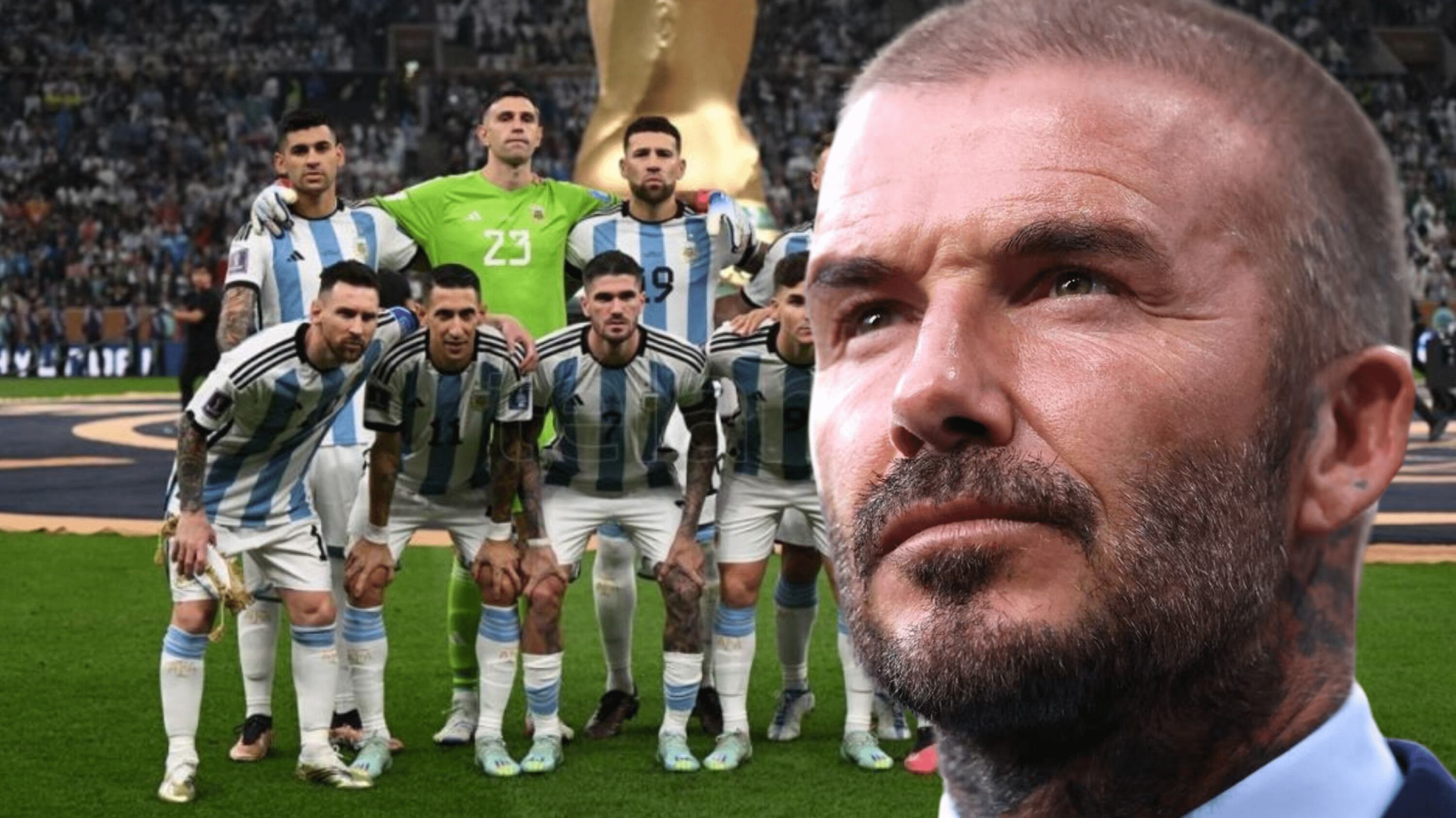 Messi lo hizo feliz, el argentino que amargó la vida de Beckham