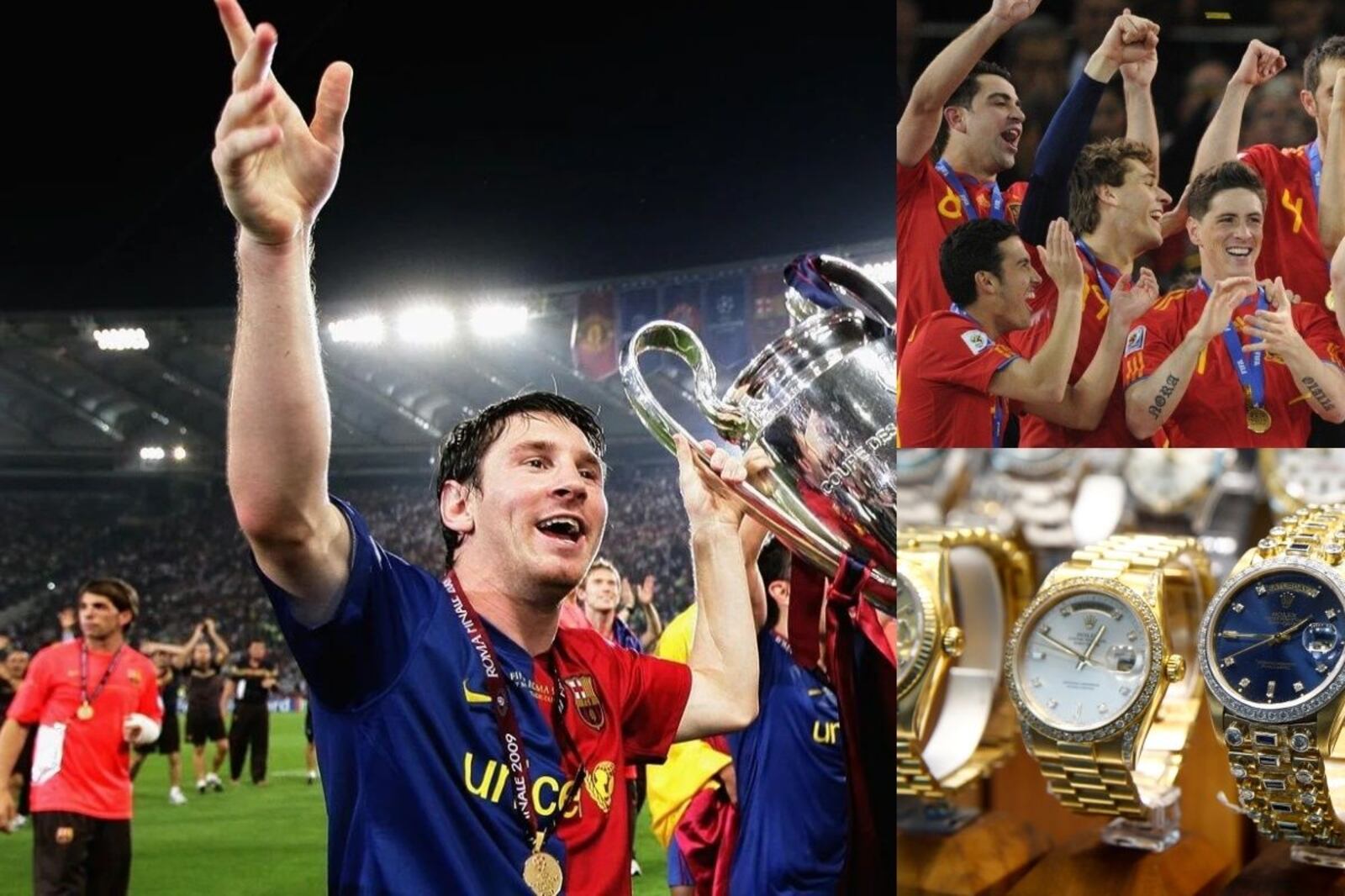 Ganó un Mundial y una Champions con Messi, ahora vende relojes de lujo