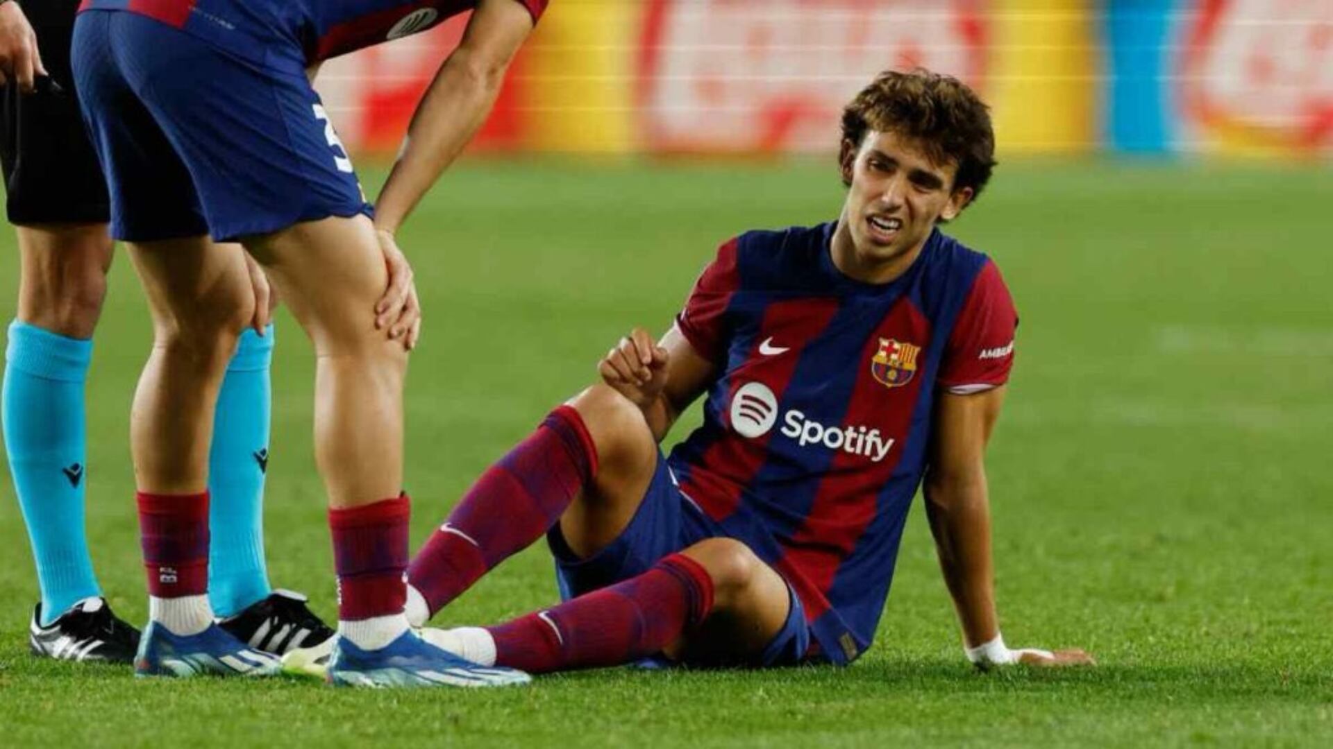 De mal en peor, Joao Félix se lesionó en Barça y mira cuánto tiempo estará fuera
