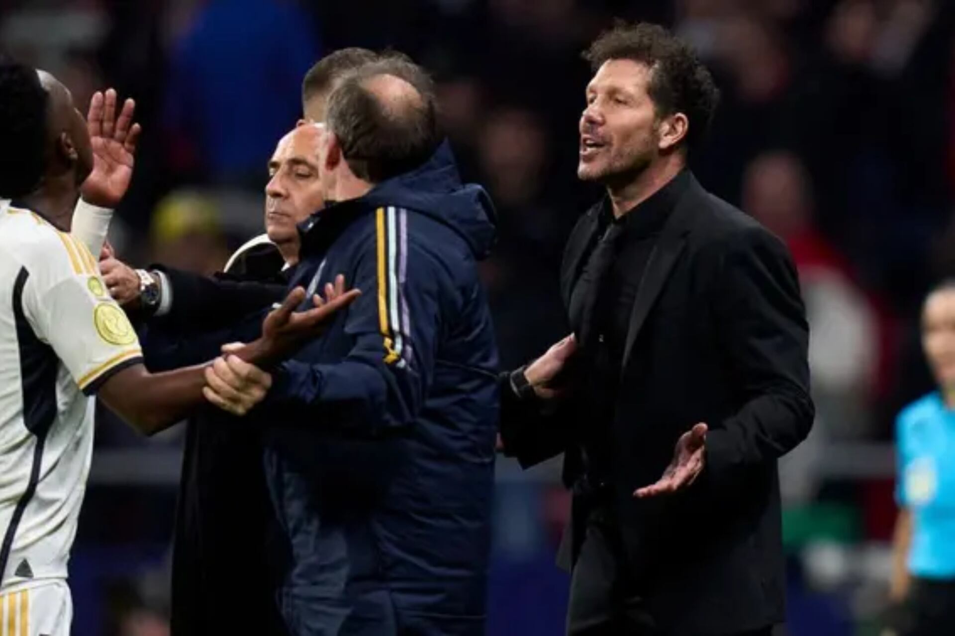 Fight! Vinicius Jr and Diego Simeone almost come to blows after Copa del Rey