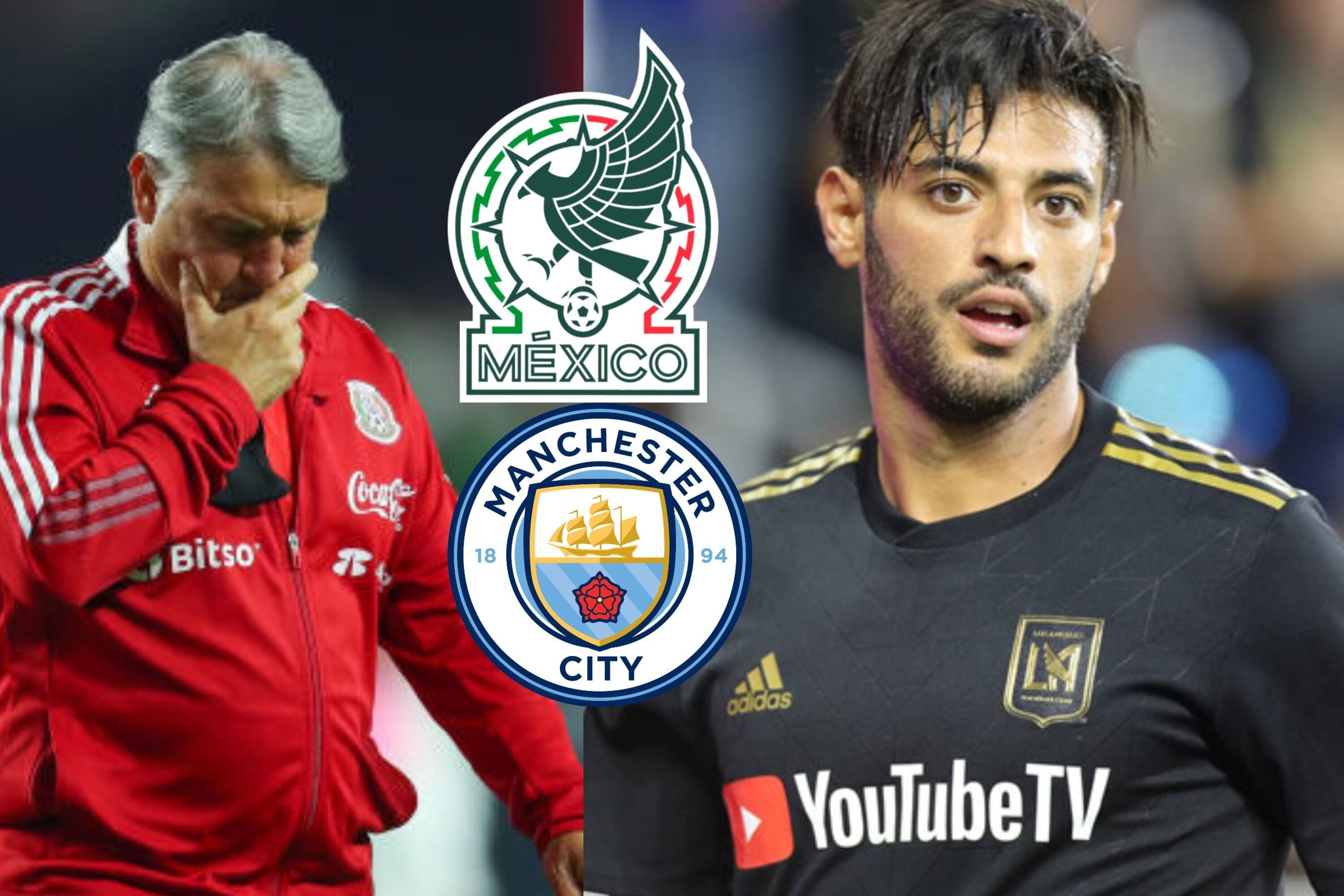 Goodbye to Vela, the Mexican who signed with Man. City and Martino says yes to him in El Tri