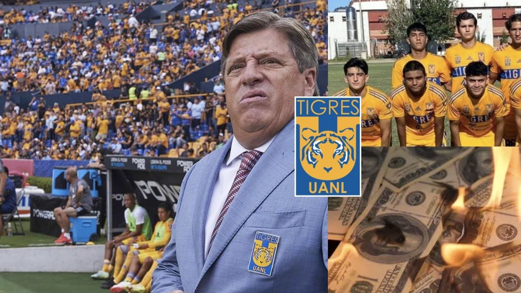 Miguel Herrera gasta 50 millones en un tronco y quema a una promesa de Tigres