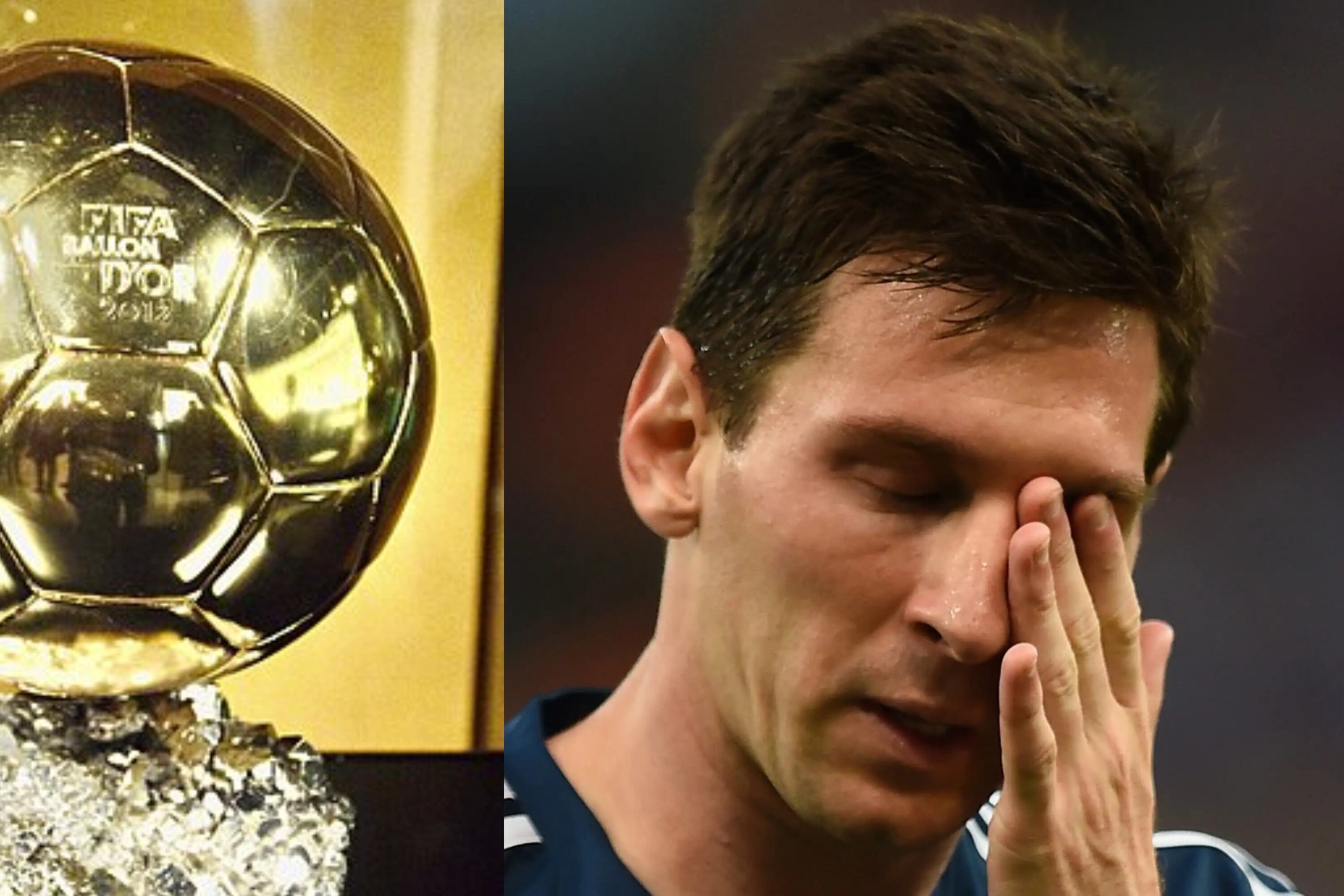 He said that Messi was not the best, won two Ballon d'Ors, now he loses his life and the world mourns