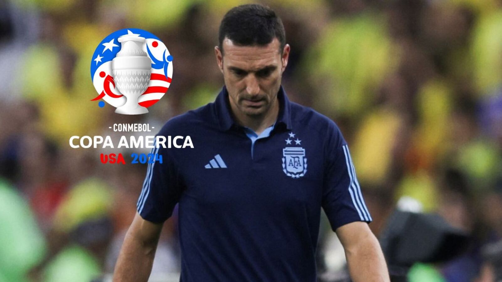 Scaloni's unexpected words that worry Messi after the Copa America draw