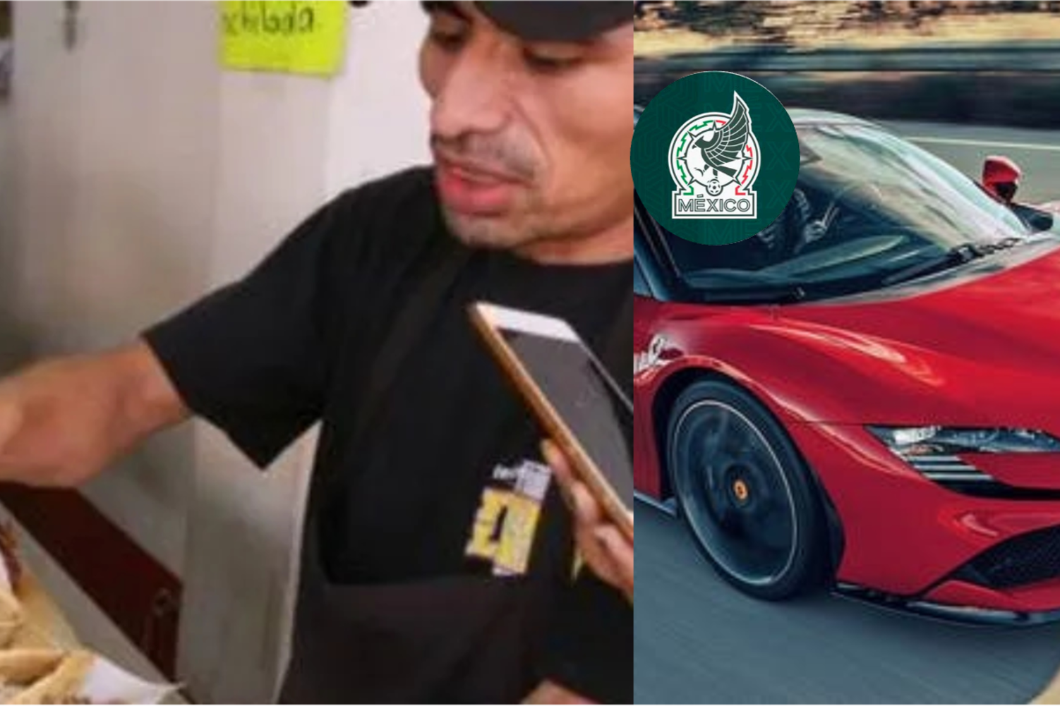 El jugador mexicano que vende tacos y tiene dos Ferrari, pero no los presume
