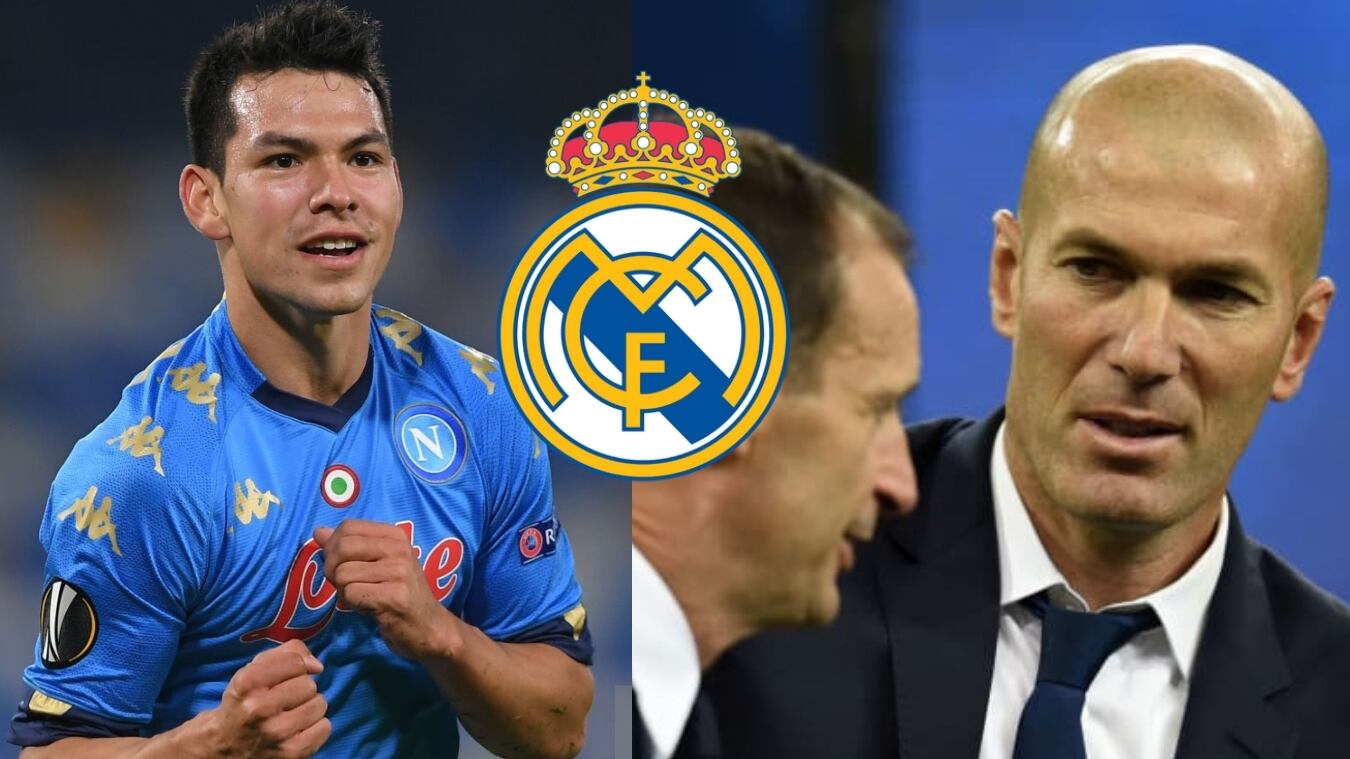 El reemplazo de Zinedine Zidane que considera a Hirving Lozano como refuerzo del Real Madrid