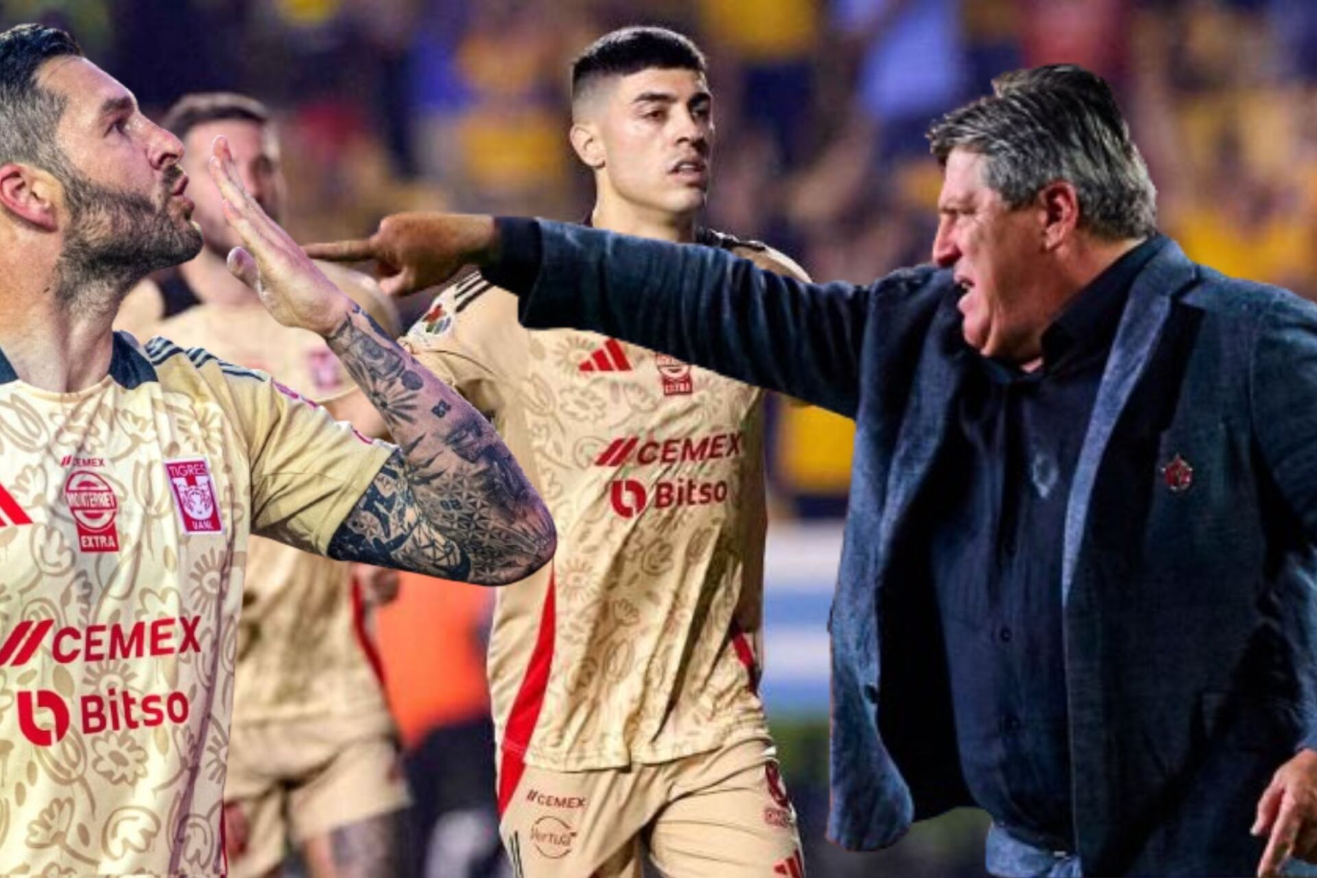 No se vio en TV, lo que pasó entre Gignac y Miguel Herrera tras el Tigres vs Tijuana
