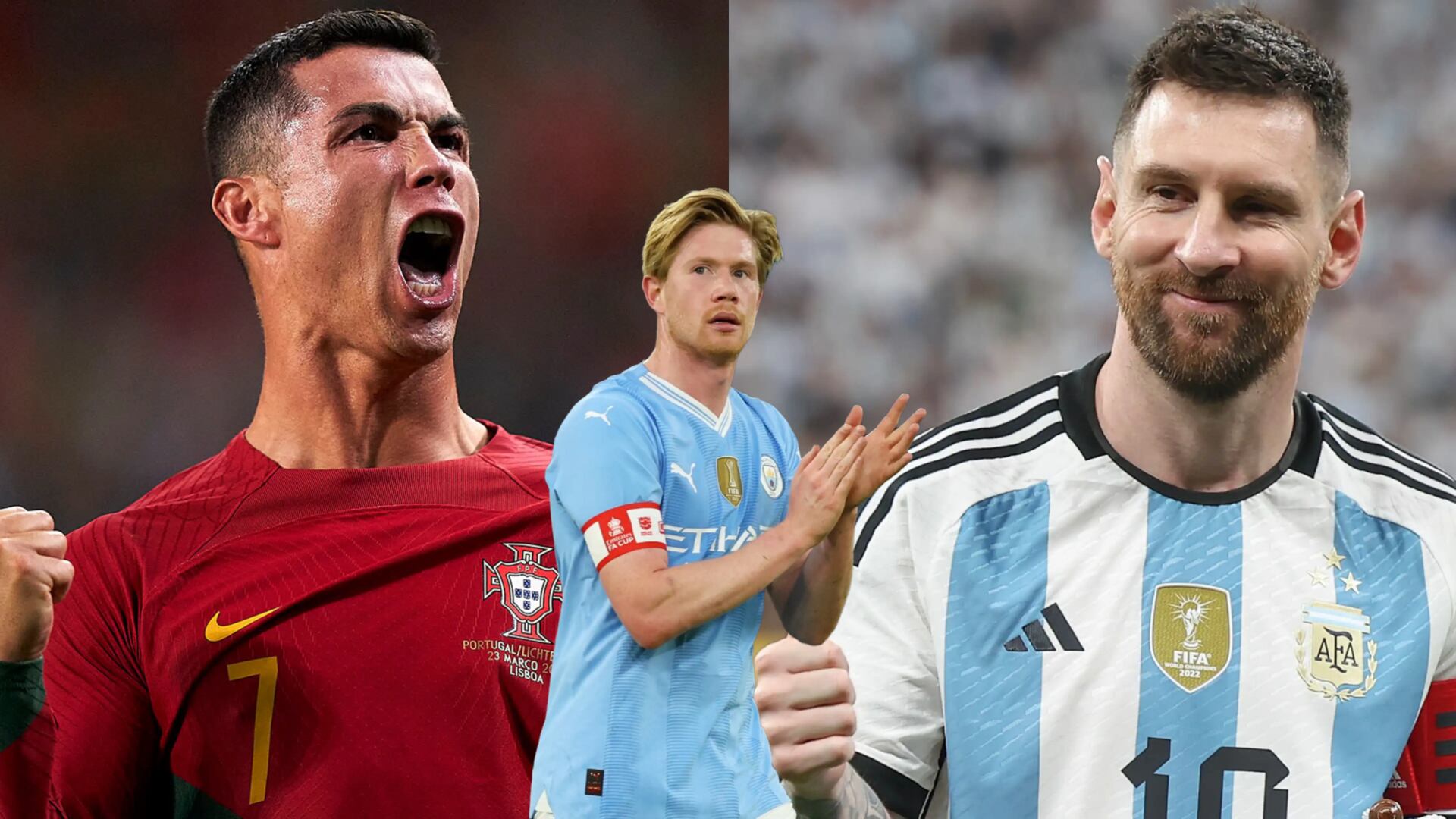 Ronaldo or Messi? Kevin De Bruyne has chosen his side on the GOAT debate
