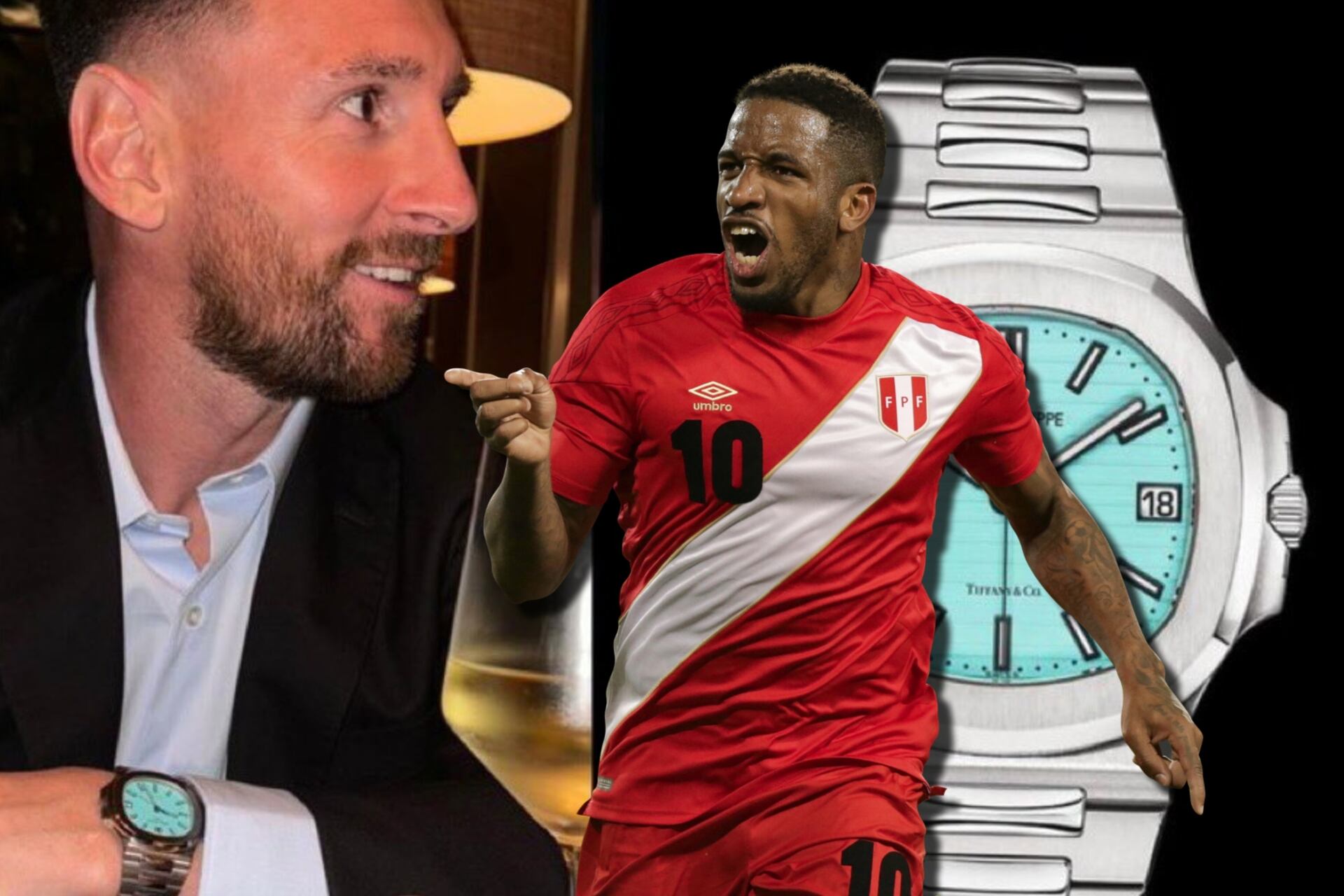 Mientras Messi compró uno de 52 mil, Farfán gastó 3 millones en este reloj