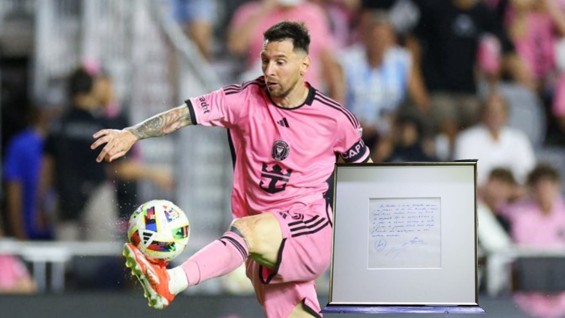 Messi’s first contract napkin was finally auctioned, the exorbitant amount paid for this soccer treasure