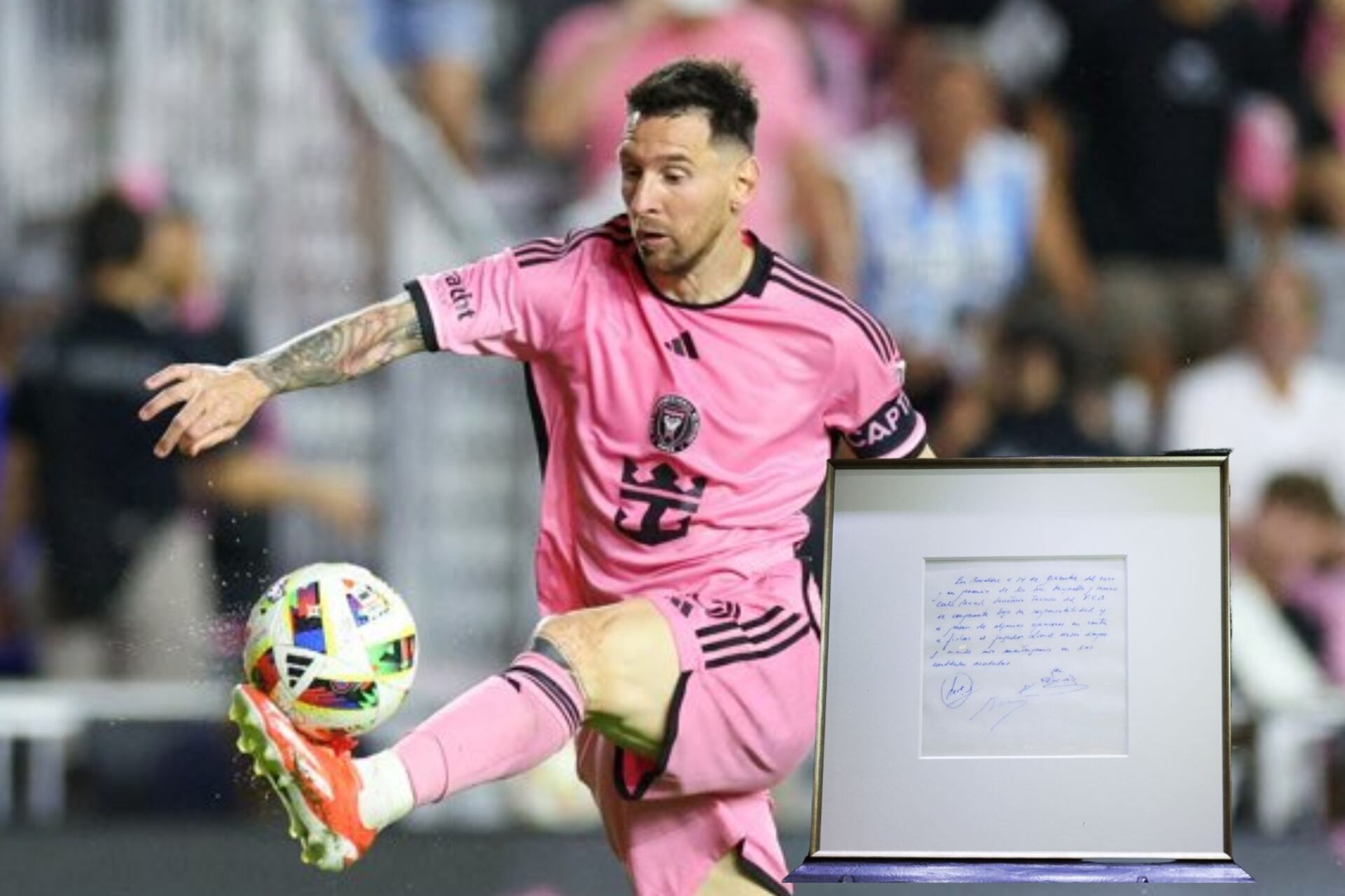 Messi’s first contract napkin was finally auctioned, the exorbitant amount paid for this soccer treasure