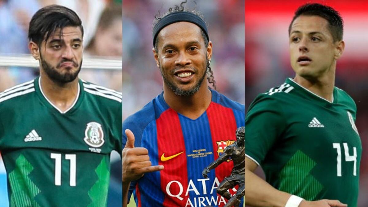 Ni Vela, Ni Hernández: Ronaldinho y el regalo que le dio al que considera el mejor delantero del Tri