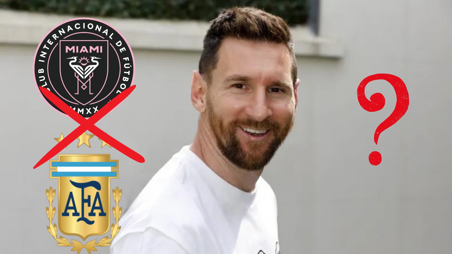 Ni Inter, ni Argentina, la extraña camiseta con la que posó Messi