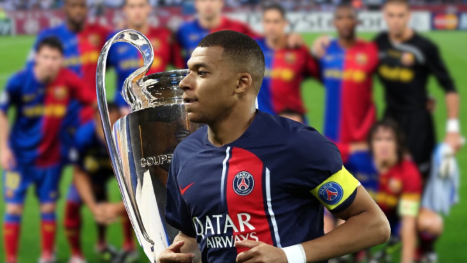 Ganó un triplete con el Barça y destrozó al Madrid, ahora le hizo un pedido a Mbappé
