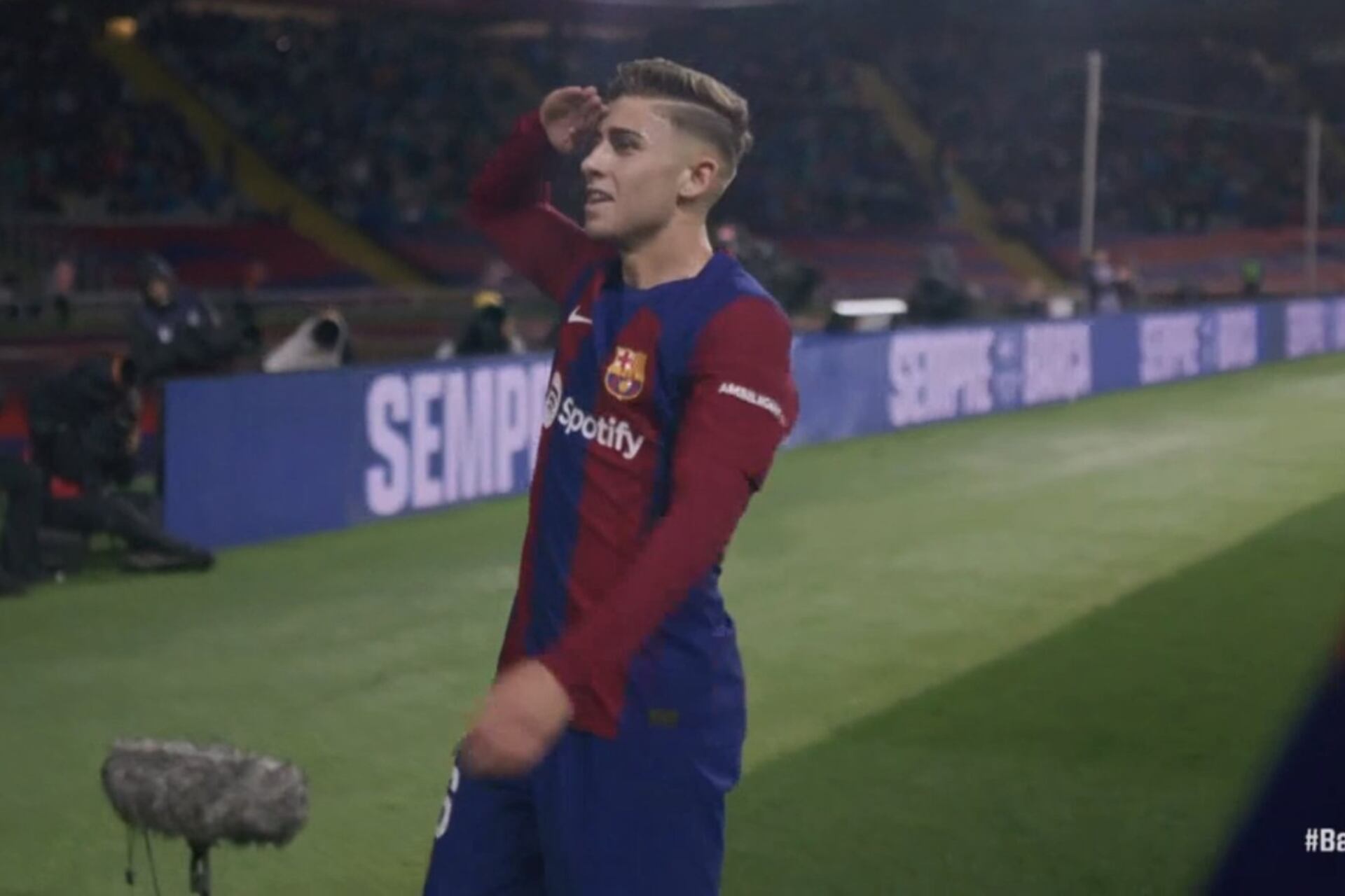 (VIDEO) Fermín López adelantó al Barça sobre Valencia con un golazo de cabeza