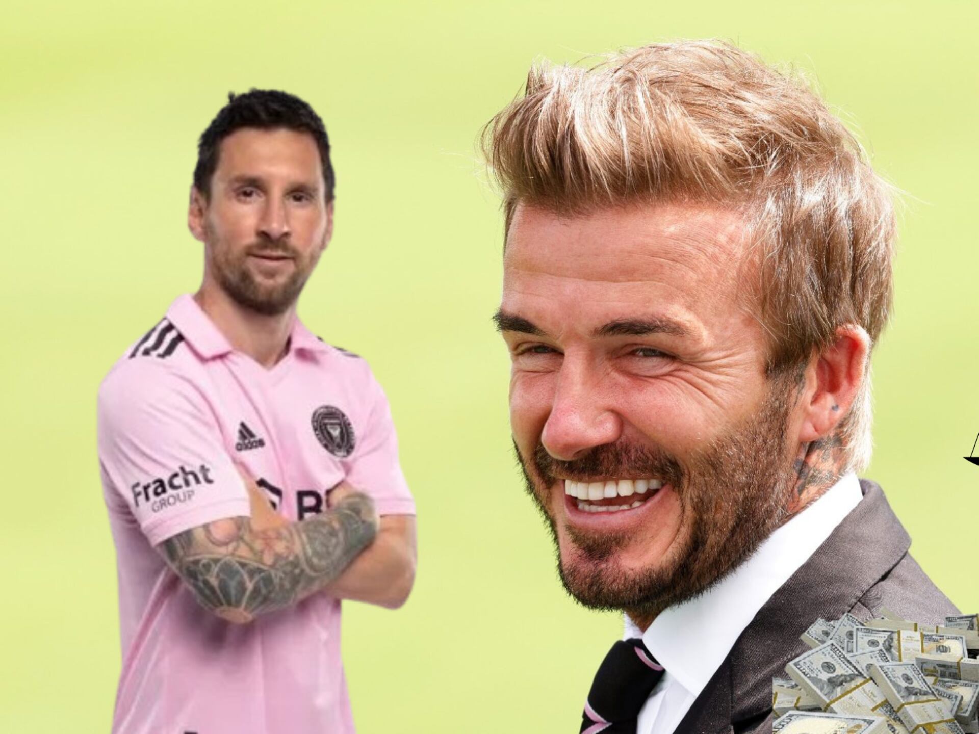 Beckham le paga a Messi 50 millones, la fortuna que ganó contra falsificadores