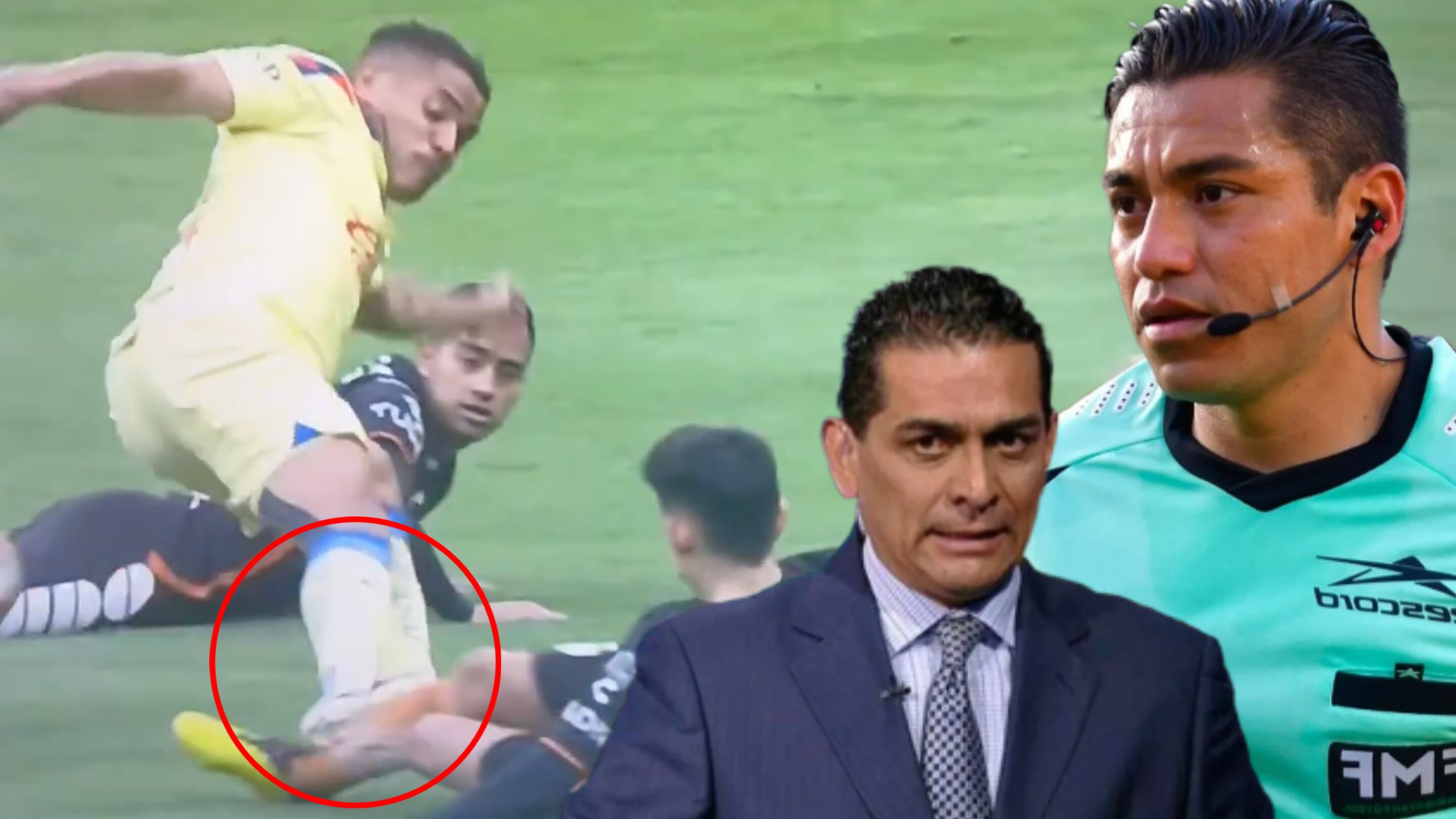 (VIDEO) Ramos Rizo señala el porqué Cáceres no expulsó a Dos Santos y perjudicó a Pachuca ante América
