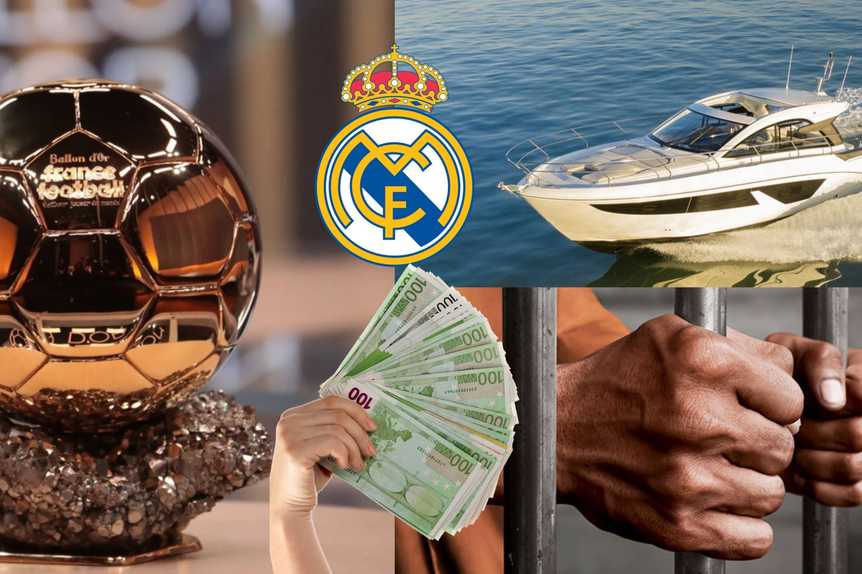 Balón de oro y cobró 50 millones en el Madrid, fue a prision por vender barcos