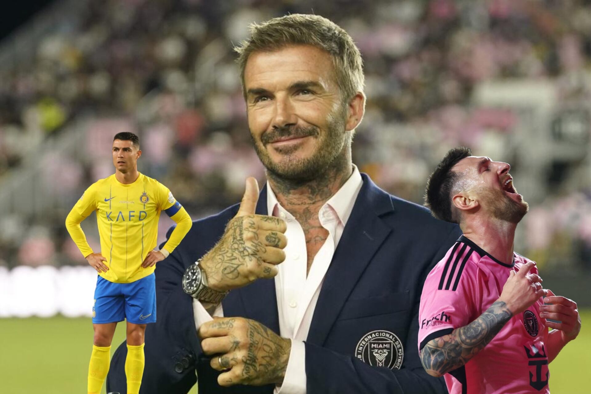 Beckham wants to make the dream partnership of Cristiano and Messi happen, the step he would've taken with CR7 to do it